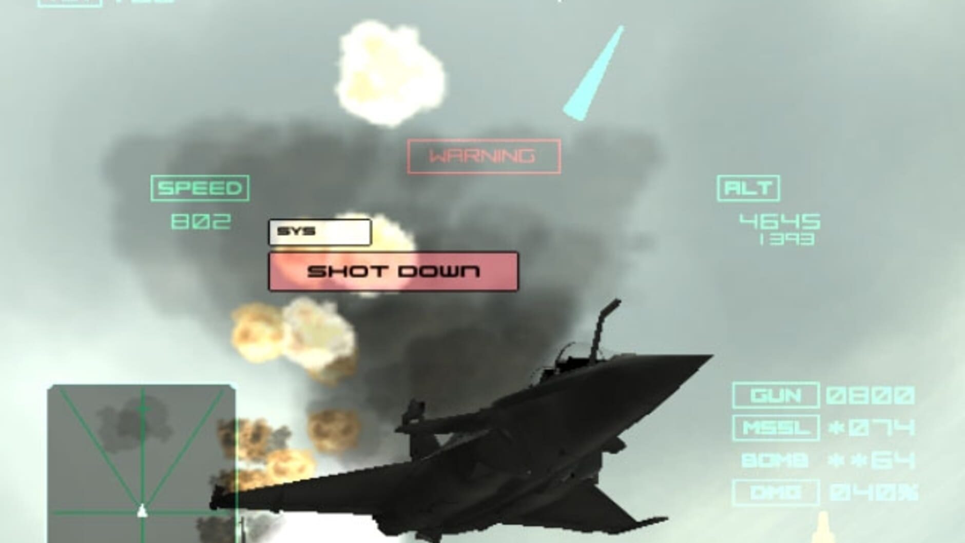 Screenshot for Ace Combat 04: Shattered Skies
