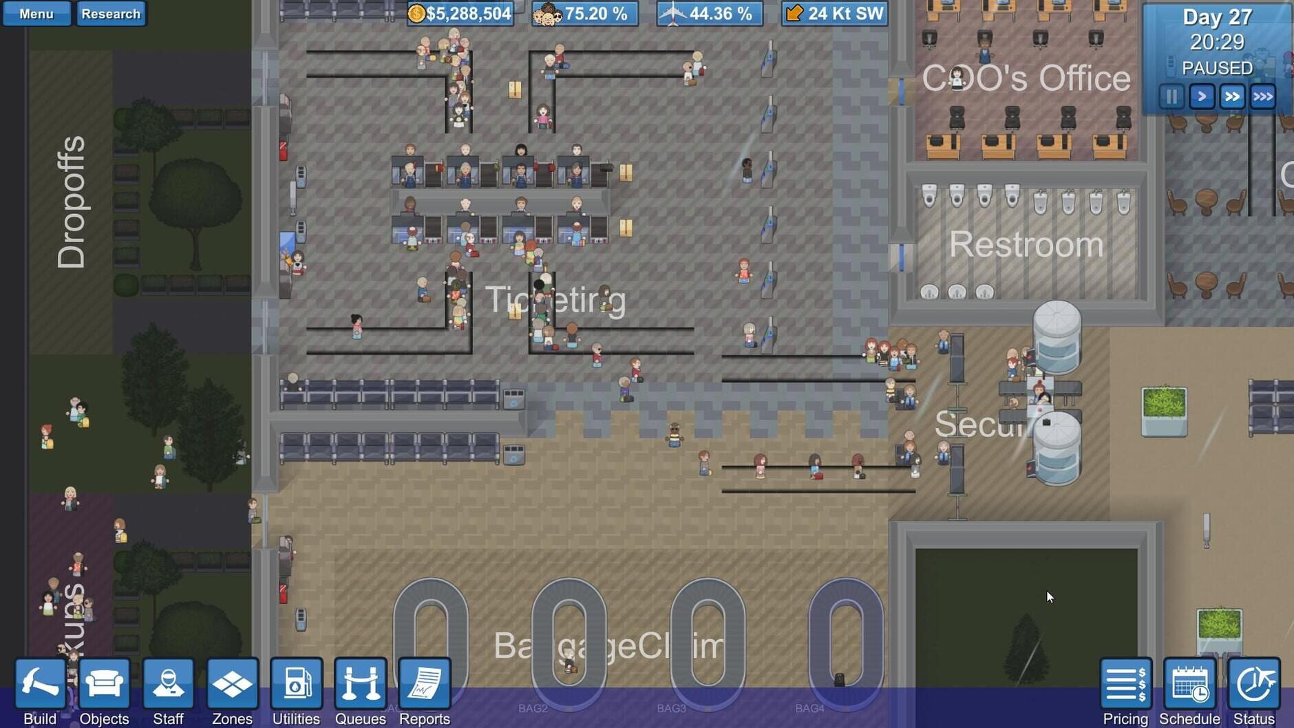Screenshot for SimAirport