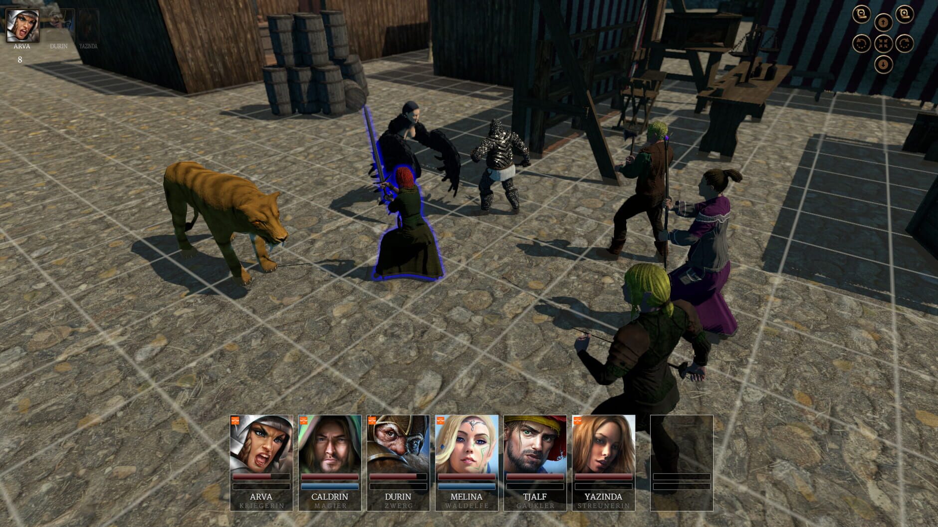 Screenshot for Realms of Arkania: Star Trail