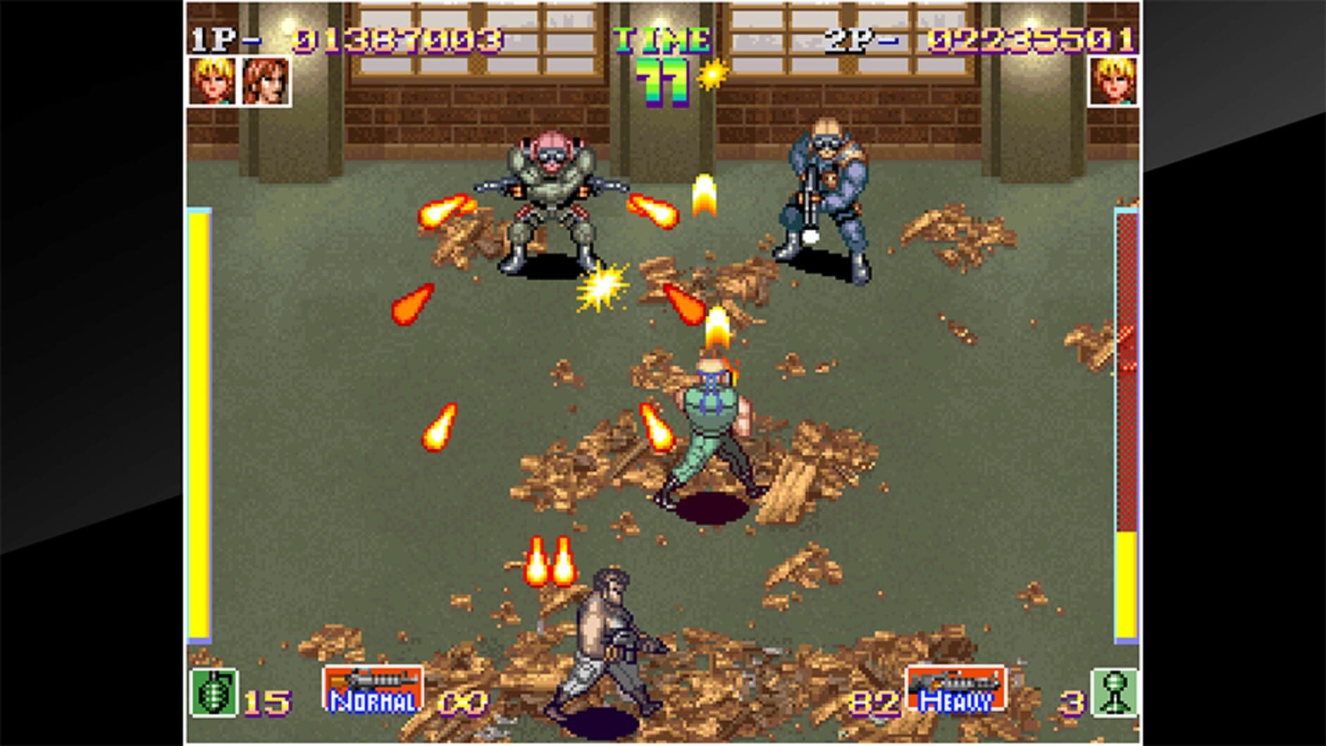 Screenshot for ACA Neo Geo: Shock Troopers
