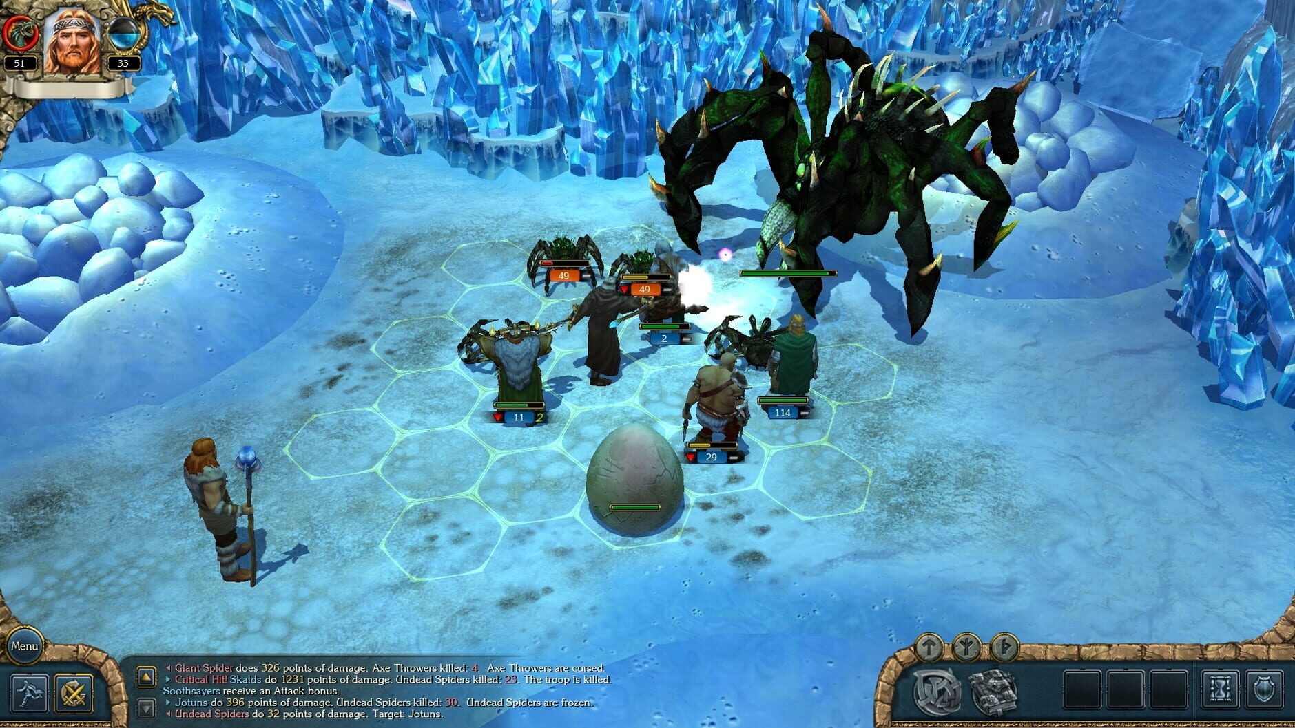 Screenshot for King's Bounty: Warriors of the North