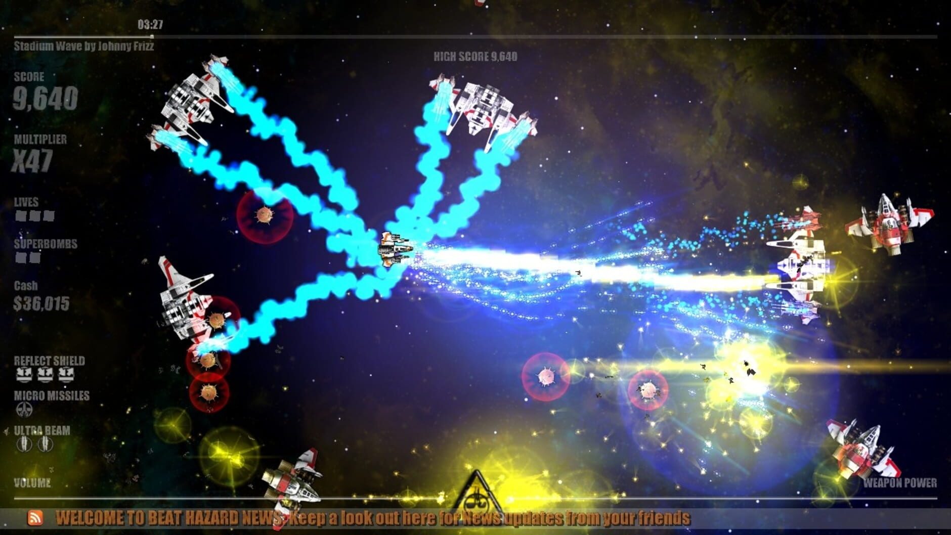 Screenshot for Beat Hazard Ultra