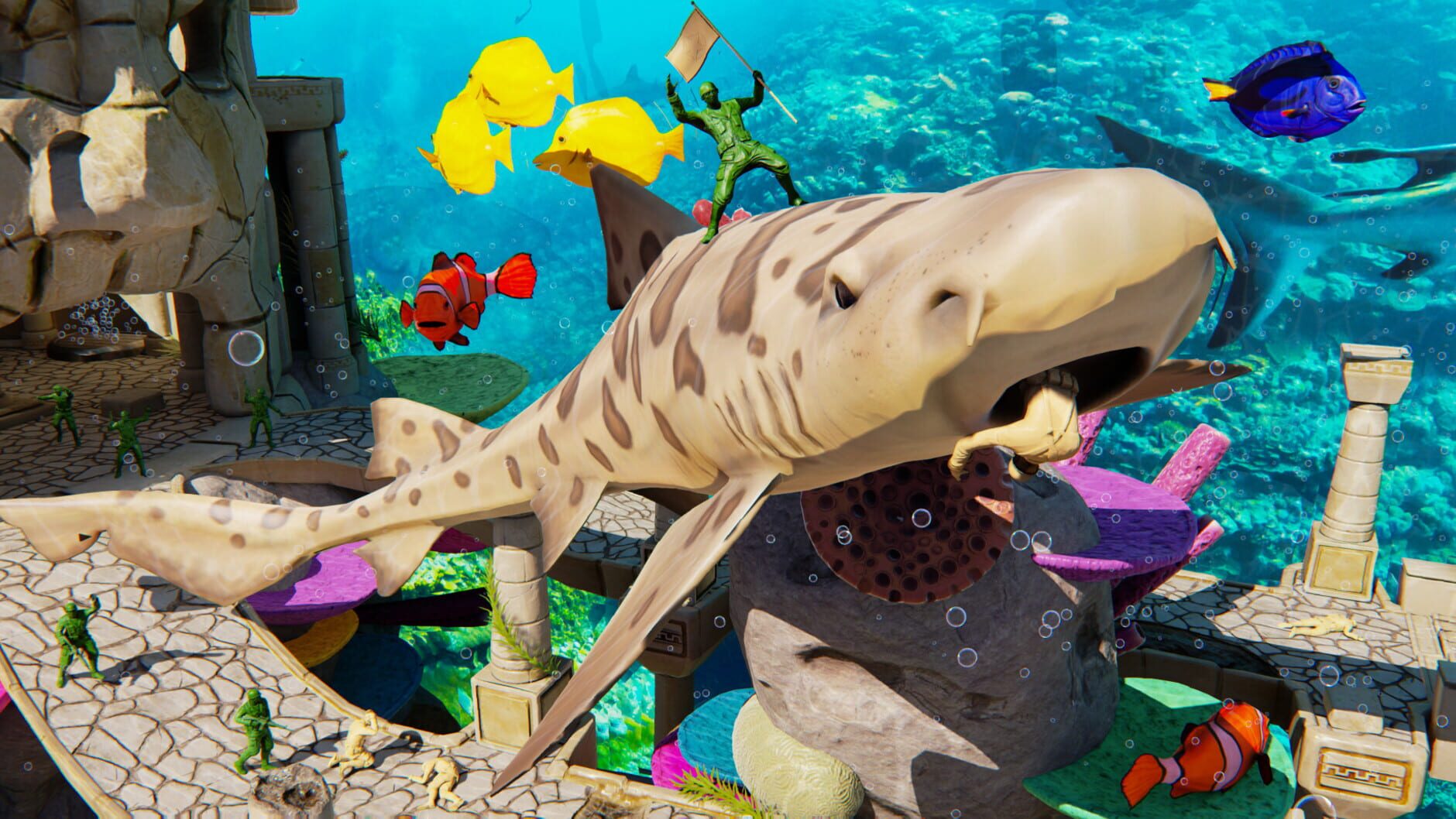 Screenshot for The Mean Greens: Plastic Warfare