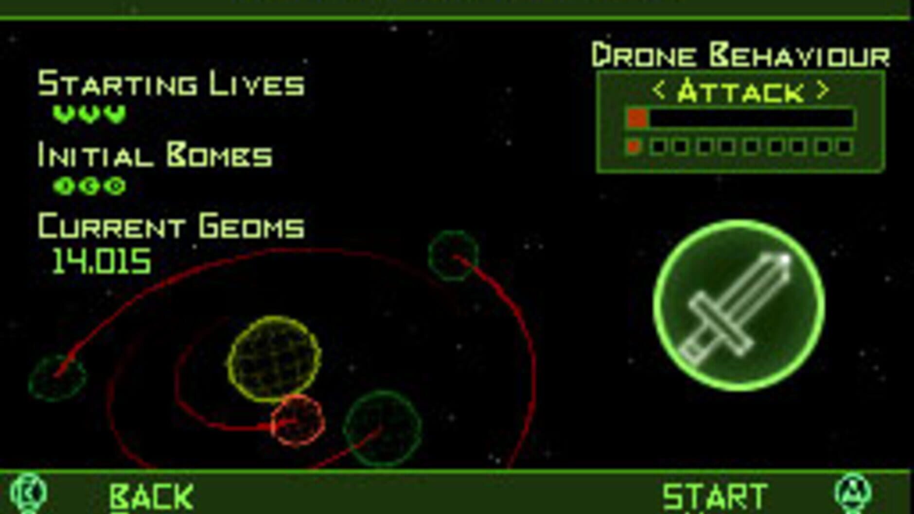 Screenshot for Geometry Wars: Galaxies