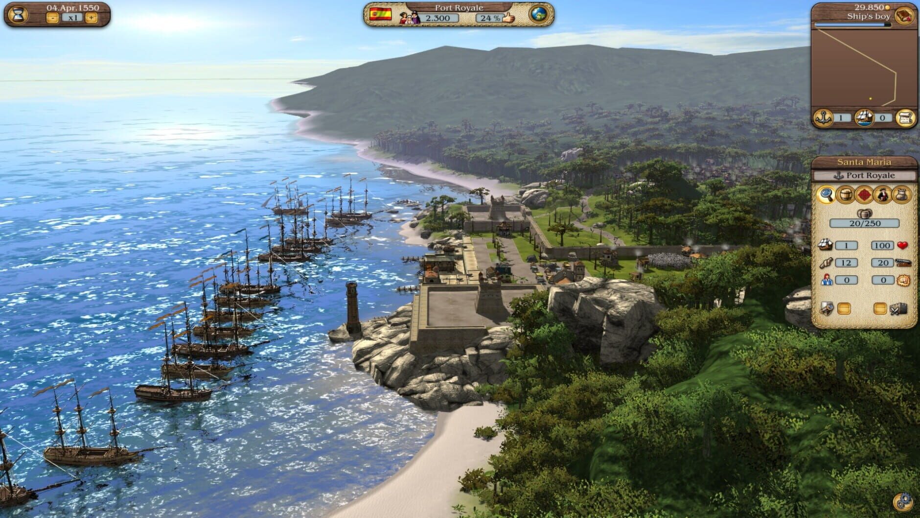 Screenshot for Port Royale 3: Pirates & Merchants