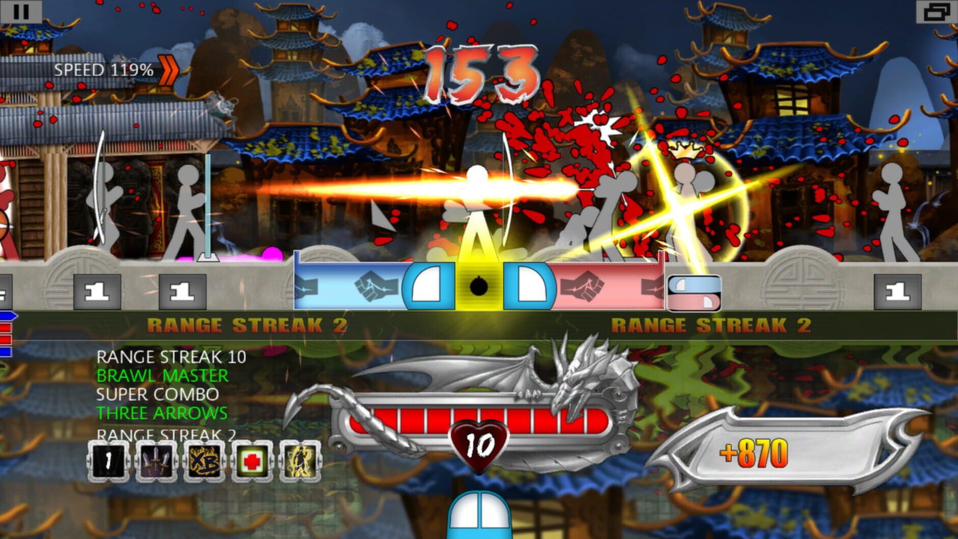 Screenshot for One Finger Death Punch