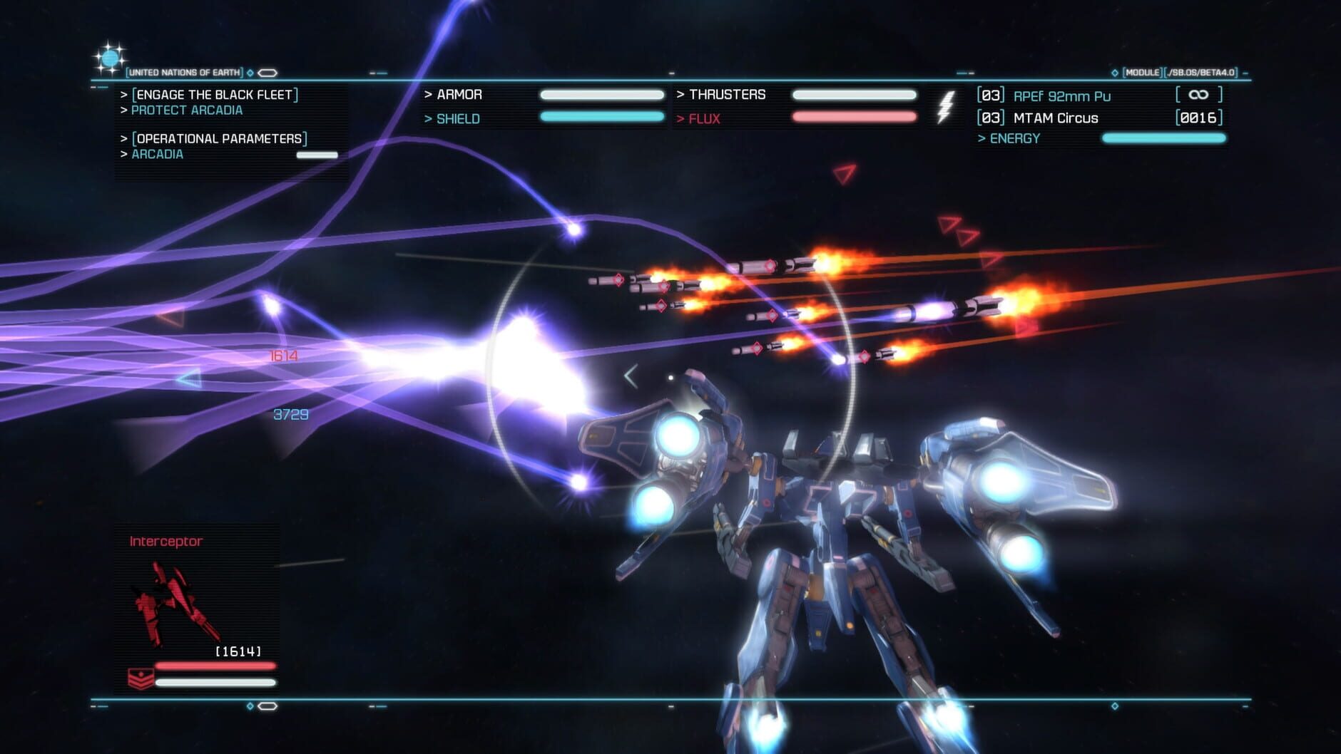 Screenshot for Strike Suit Zero: Director's Cut