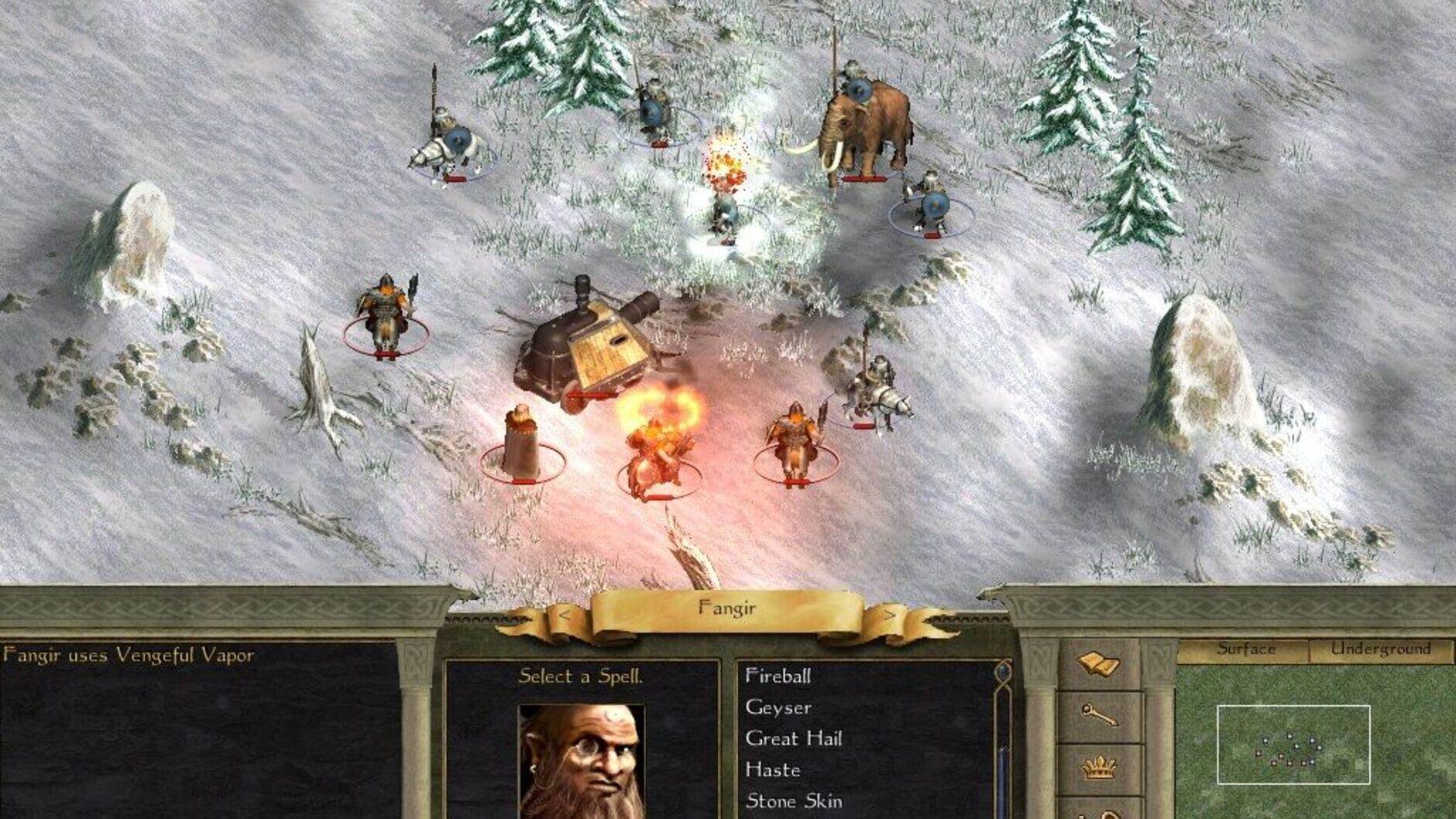Screenshot for Age of Wonders II: The Wizard's Throne
