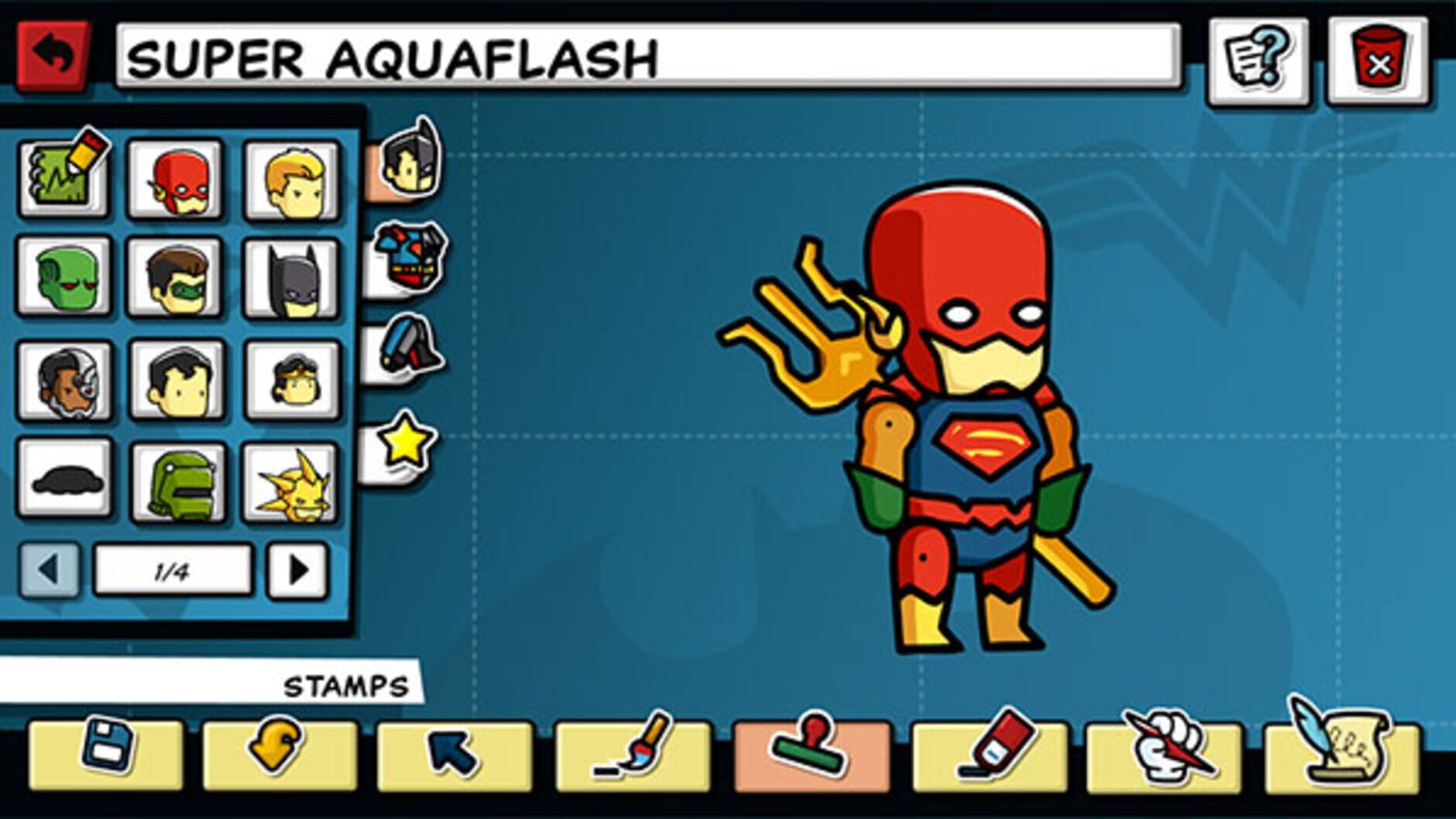 Screenshot for Scribblenauts Unmasked: A DC Comics Adventure