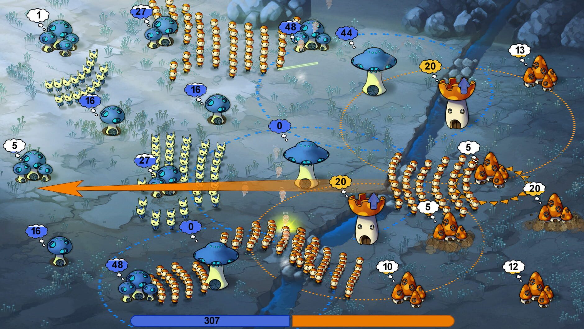 Screenshot for Mushroom Wars