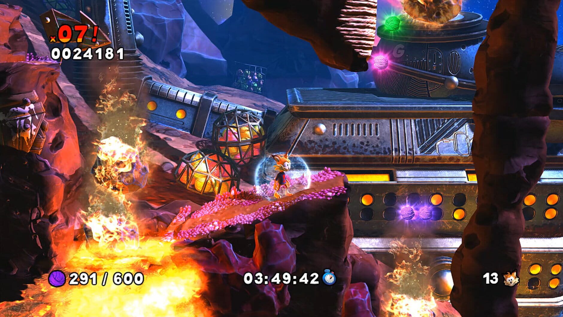 Screenshot for Bubsy: The Woolies Strike Back