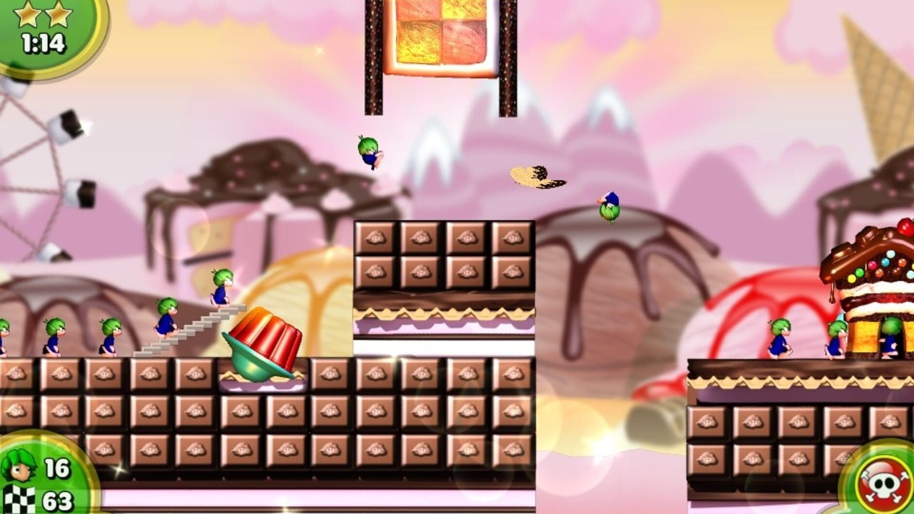Screenshot for Lemmings Touch