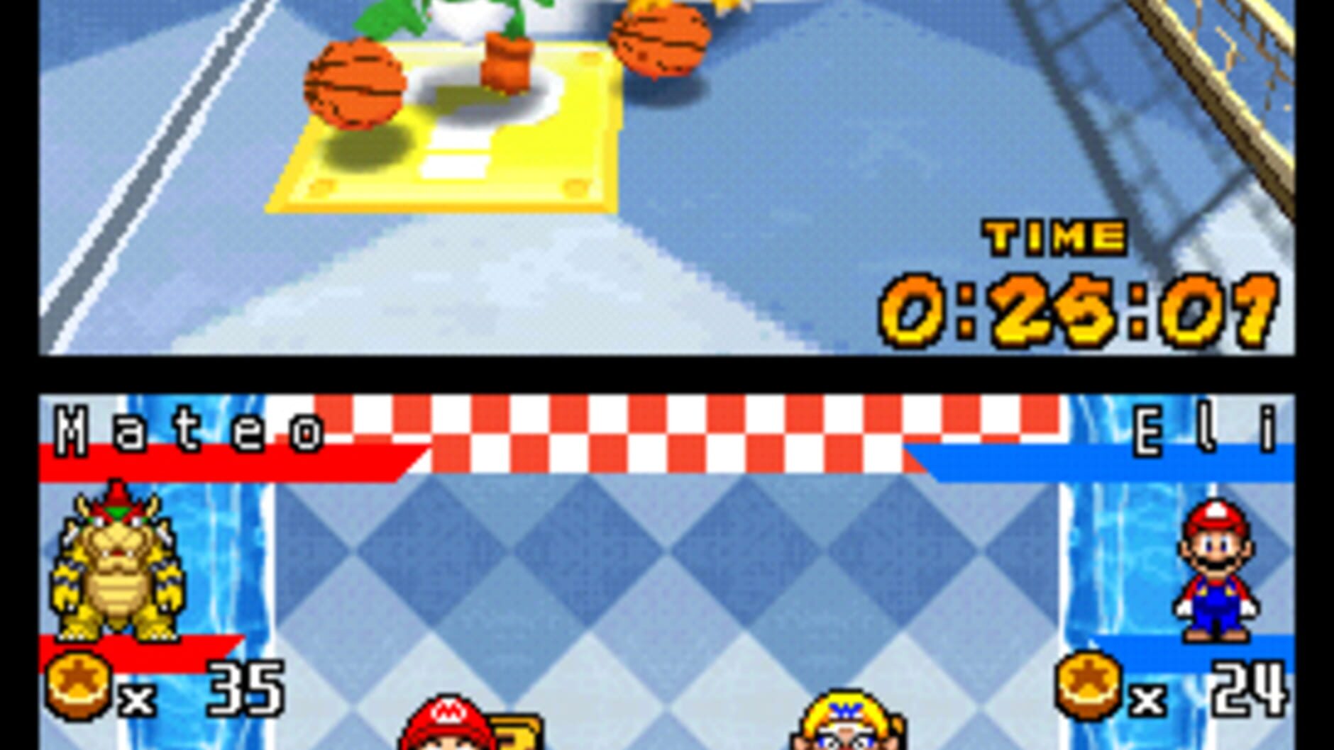 Screenshot for Mario Hoops 3-on-3