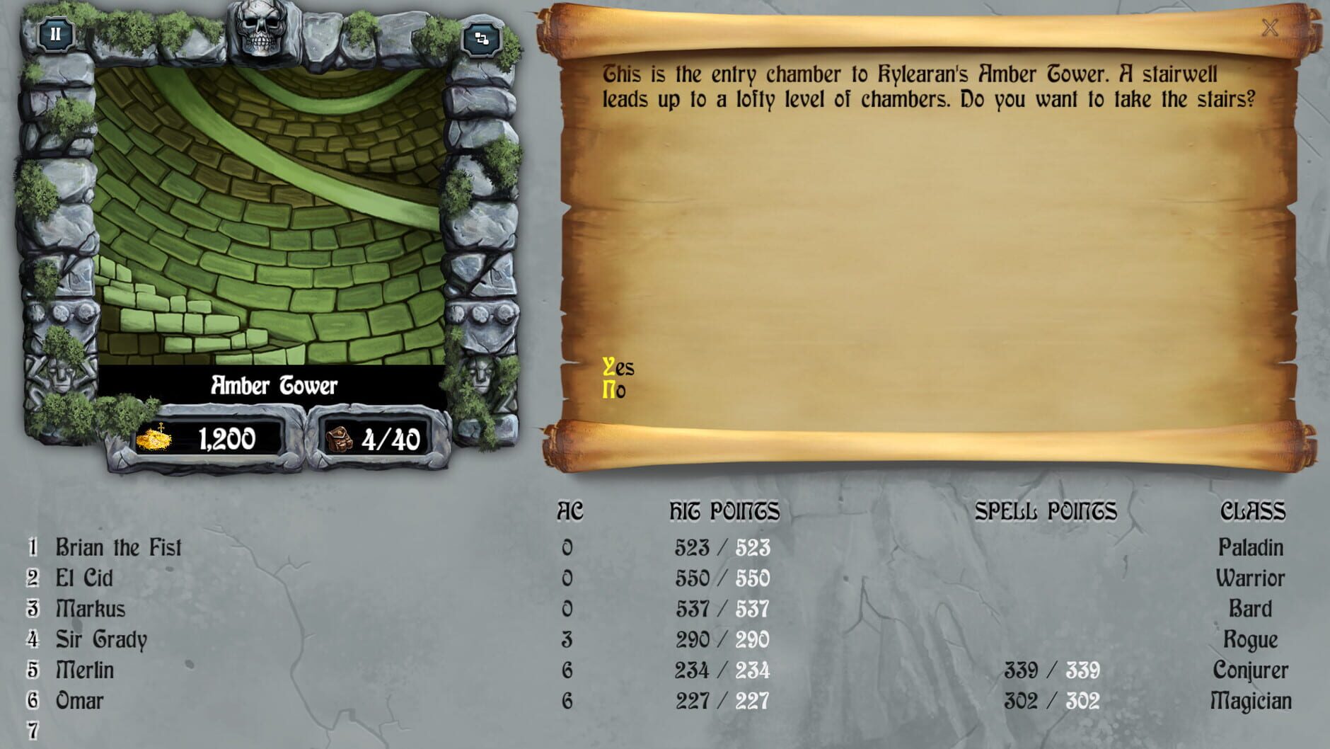 Screenshot for The Bard's Tale Trilogy