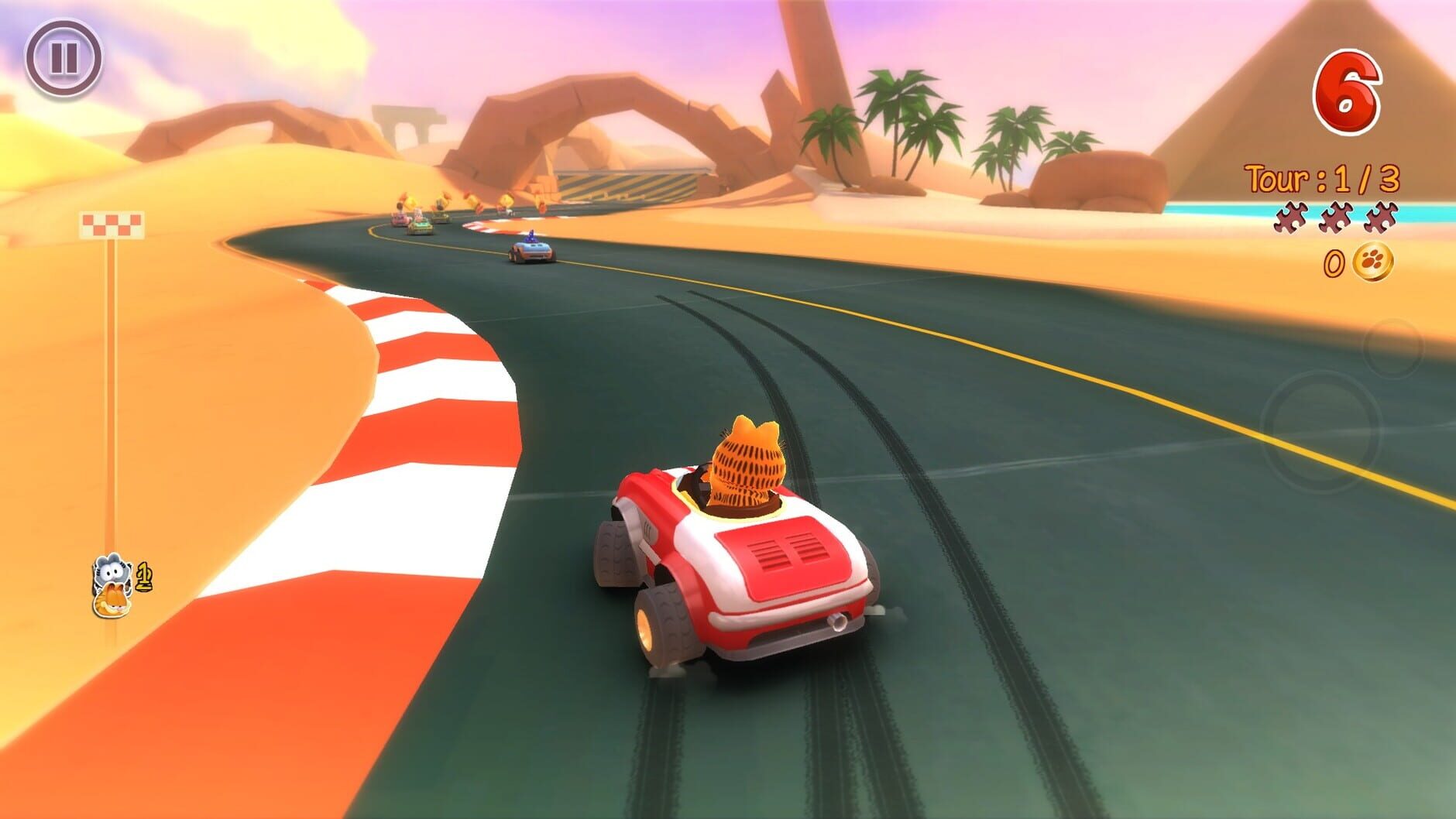 Screenshot for Garfield Kart