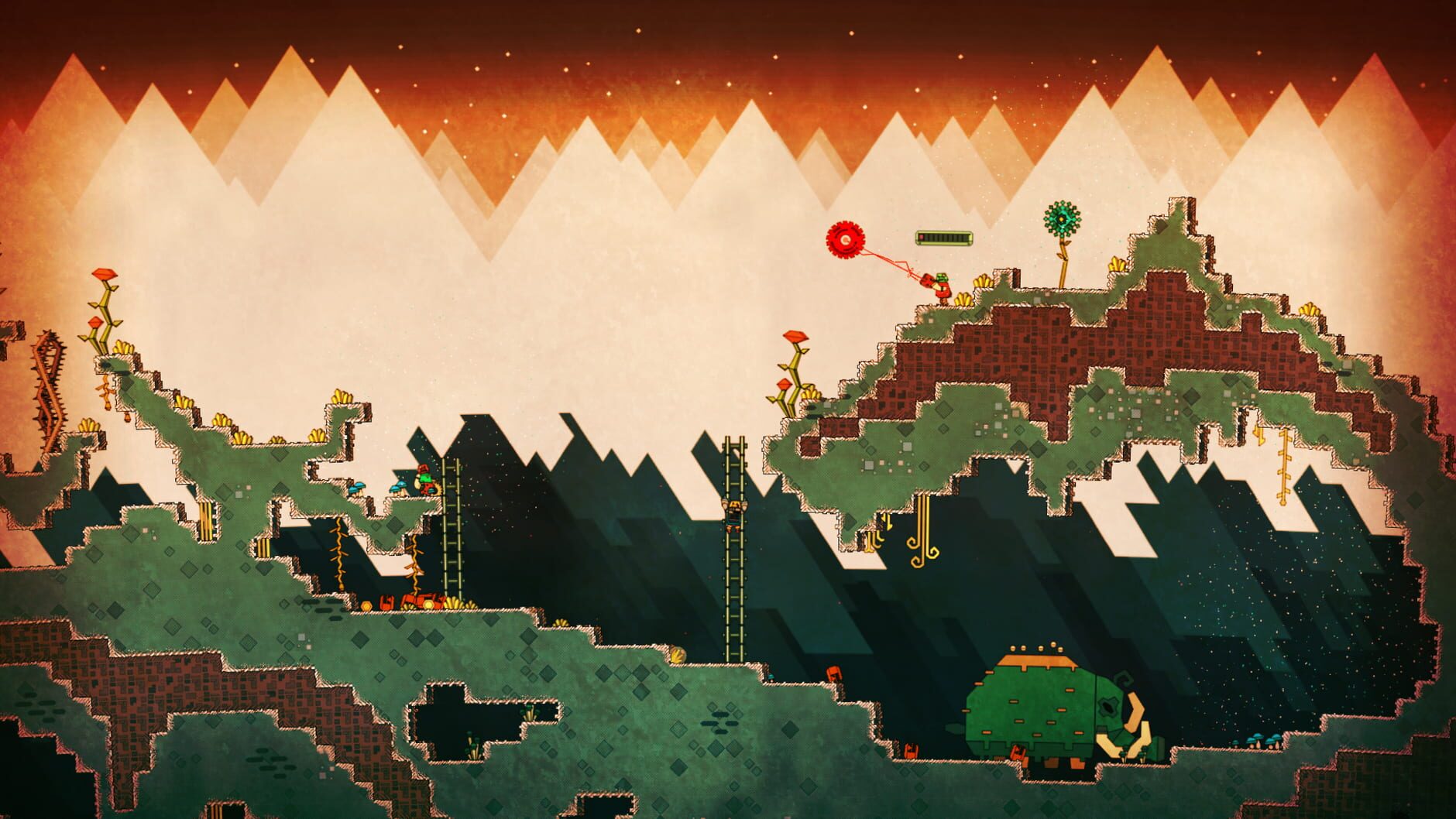 Screenshot for PixelJunk Nom Nom Galaxy