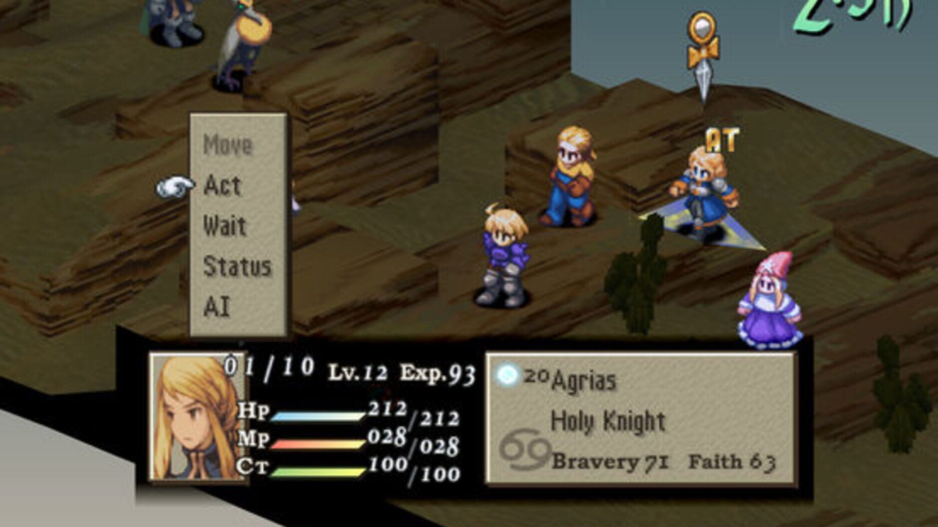 Screenshot for Final Fantasy Tactics: The War of the Lions