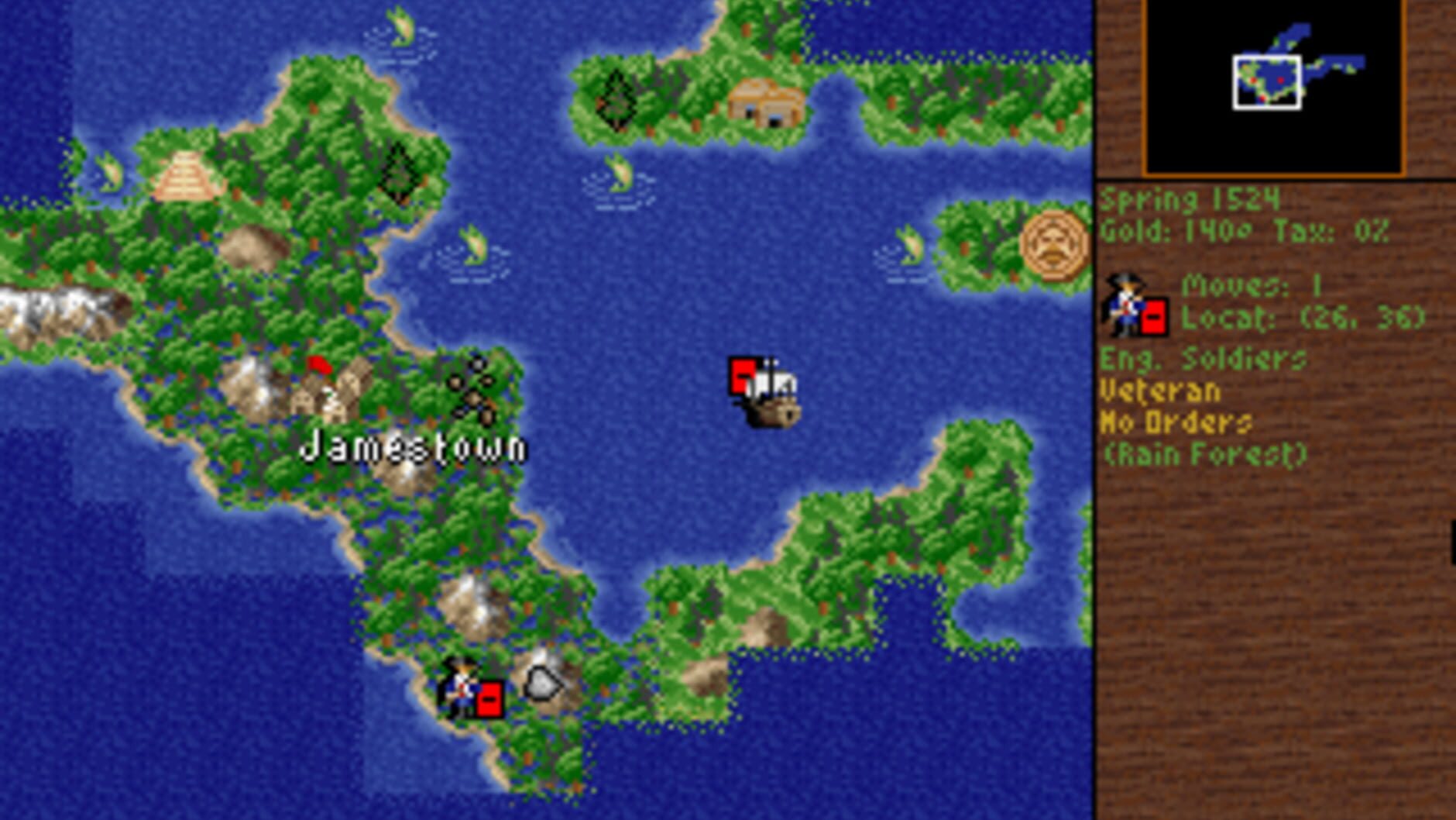 Screenshot for Sid Meier's Colonization