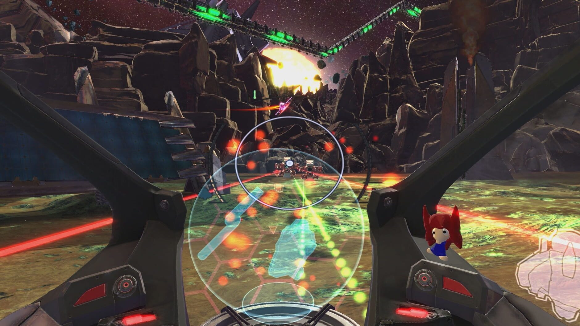 Screenshot for Super Stardust Ultra VR