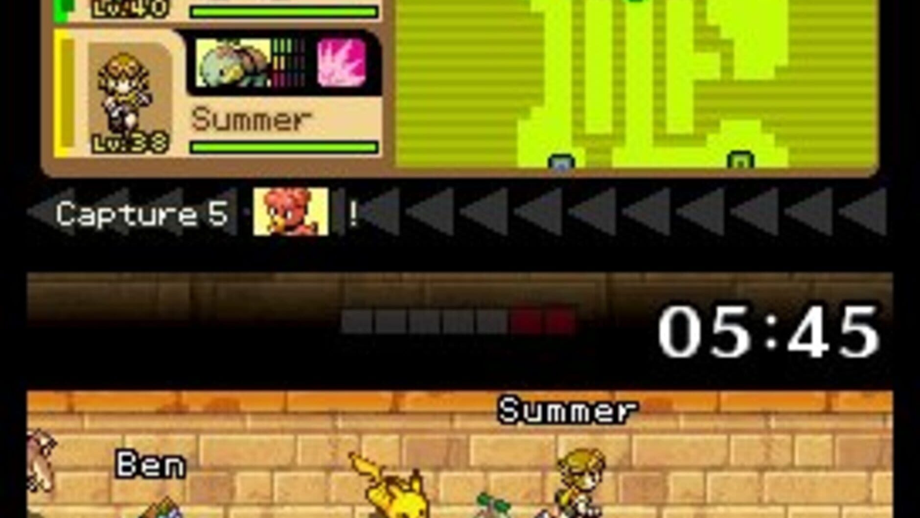 Screenshot for Pokémon Ranger: Guardian Signs