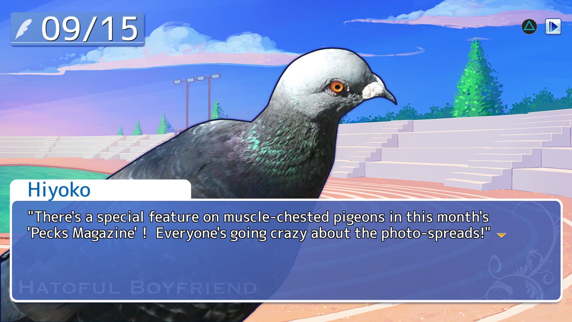 Screenshot for Hatoful Boyfriend