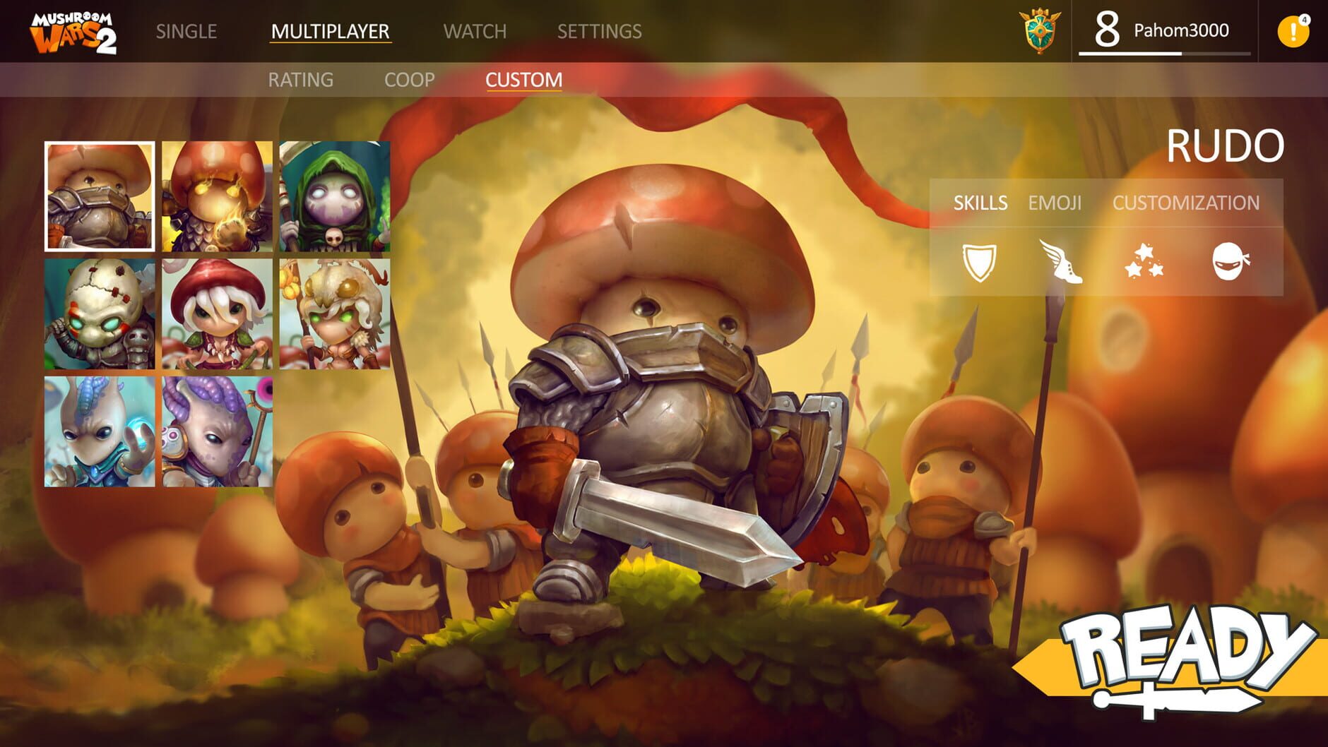Screenshot for Mushroom Wars 2