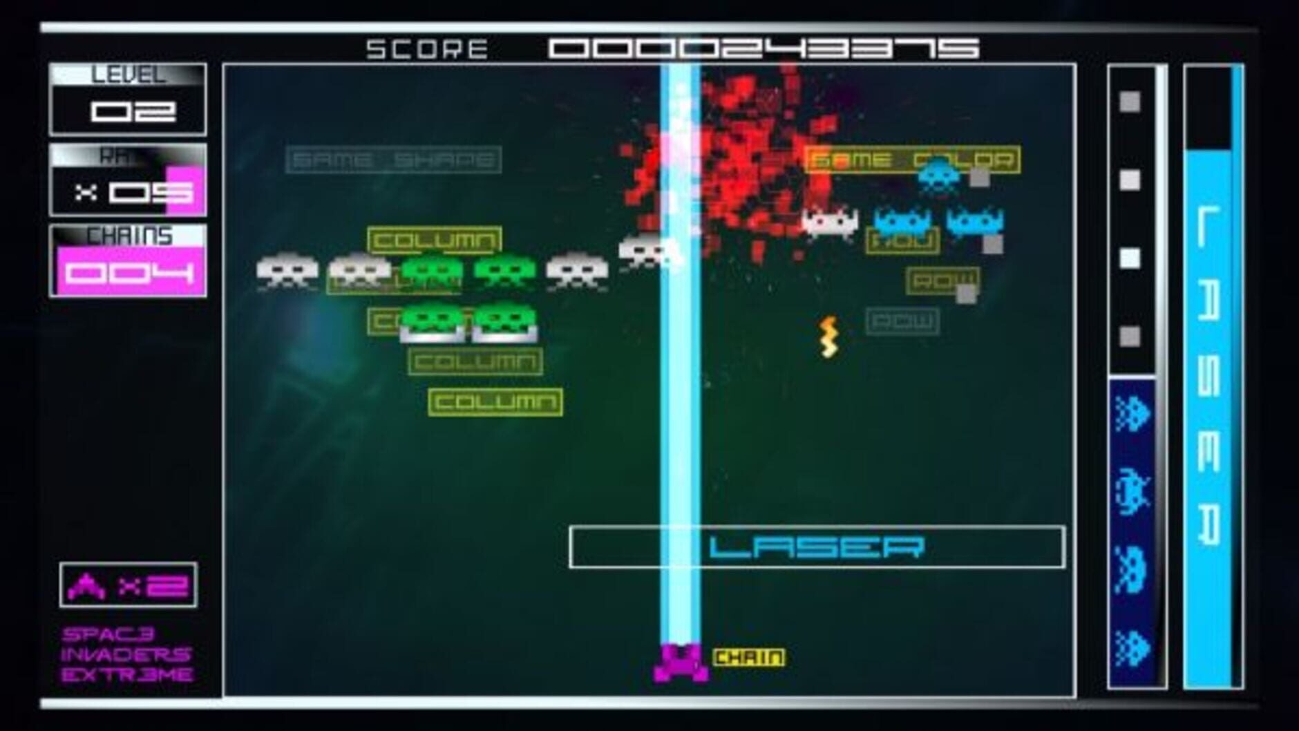 Screenshot for Space Invaders Extreme