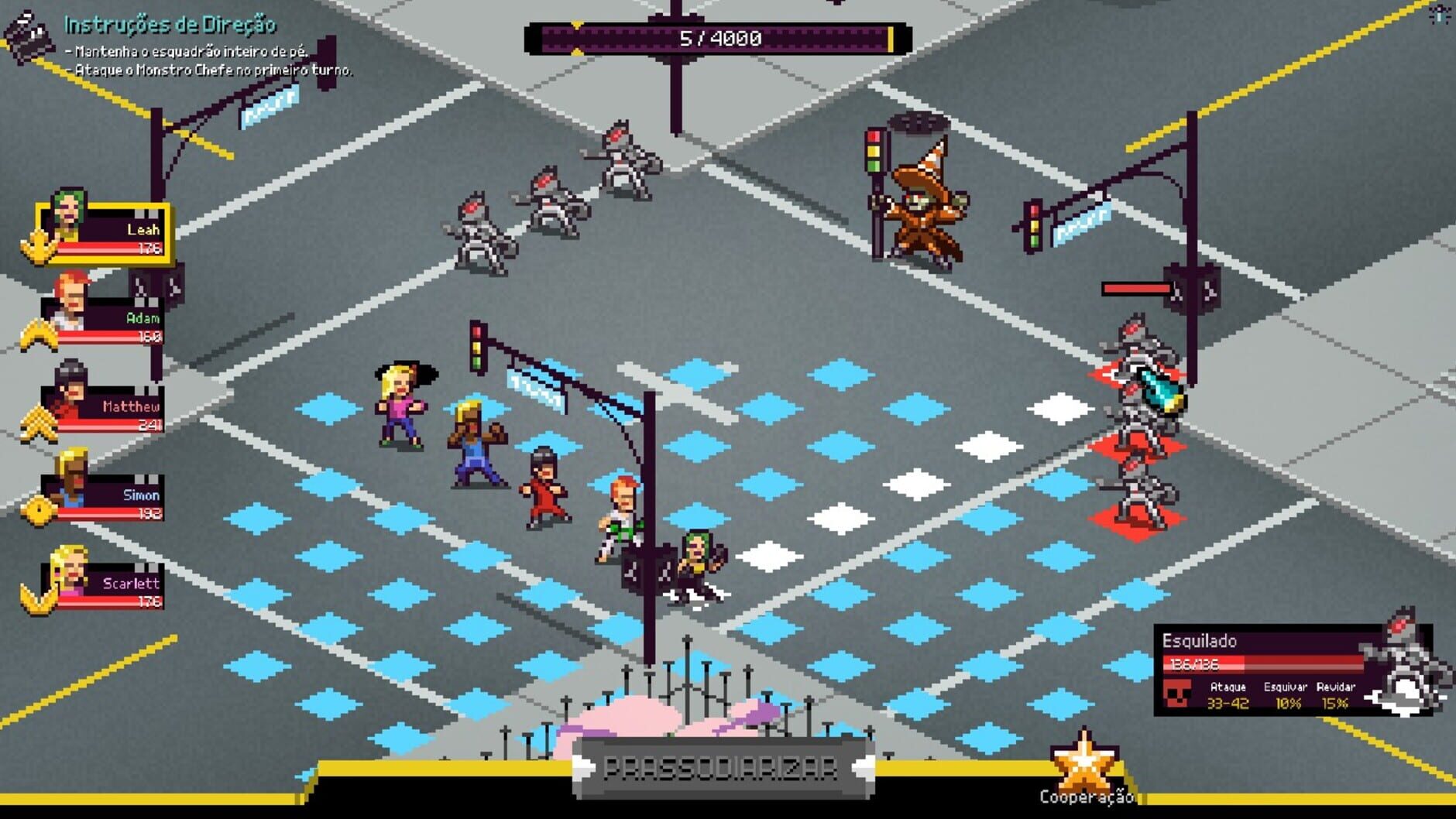 Screenshot for Chroma Squad