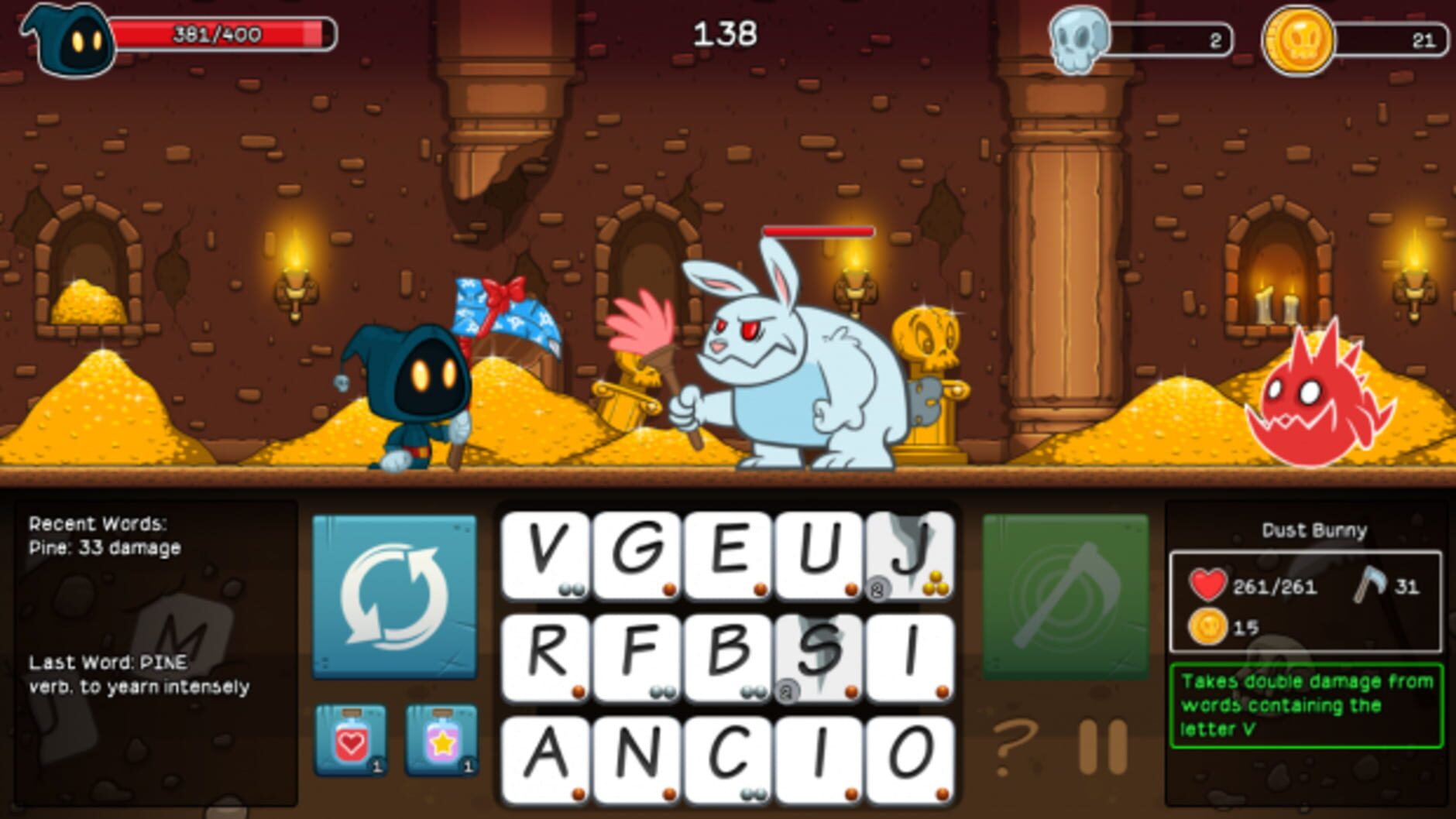 Screenshot for Letter Quest Remastered: Grimm's Journey