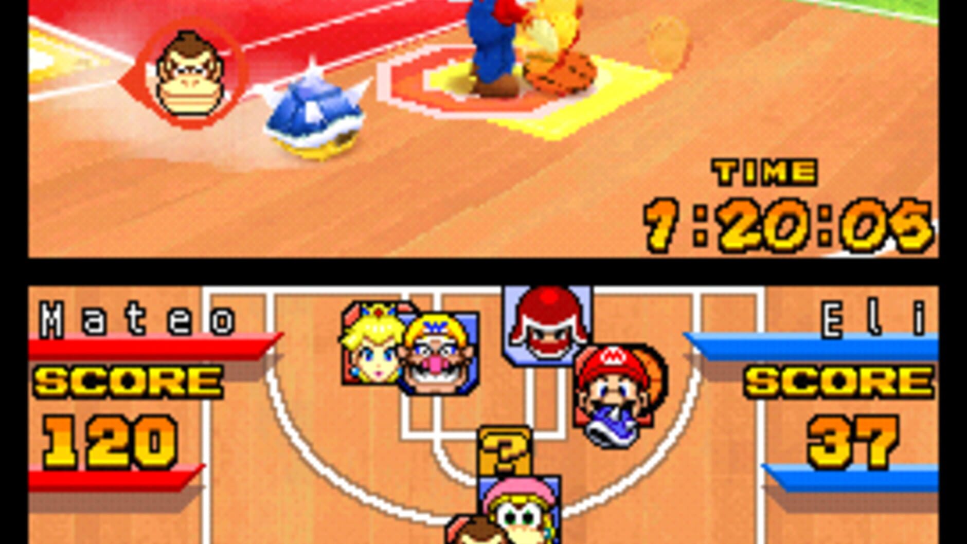 Screenshot for Mario Hoops 3-on-3