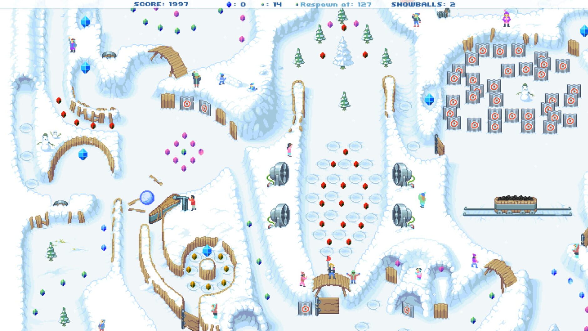 Screenshot for Snowball!