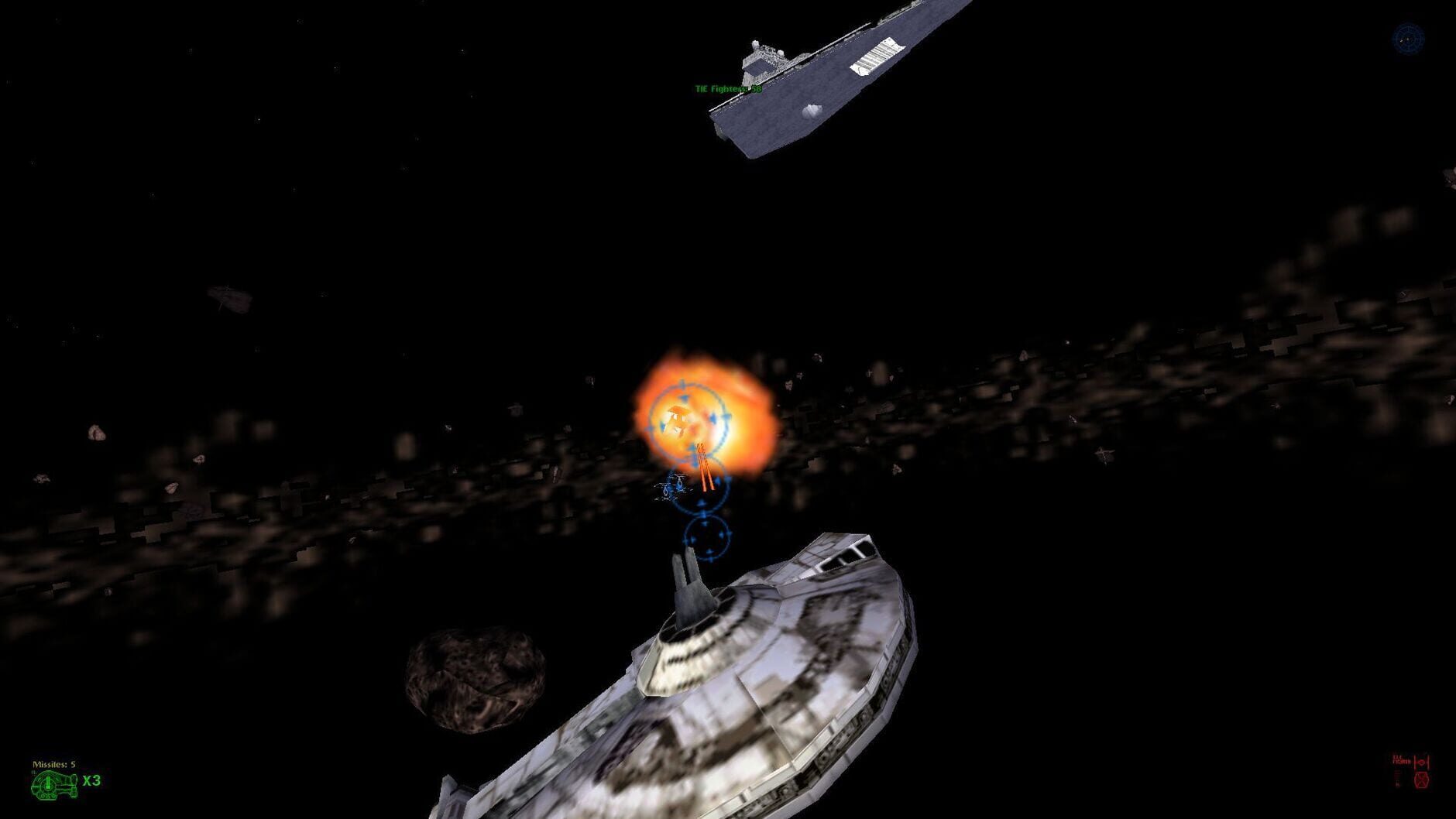 Screenshot for Star Wars: Shadows of the Empire