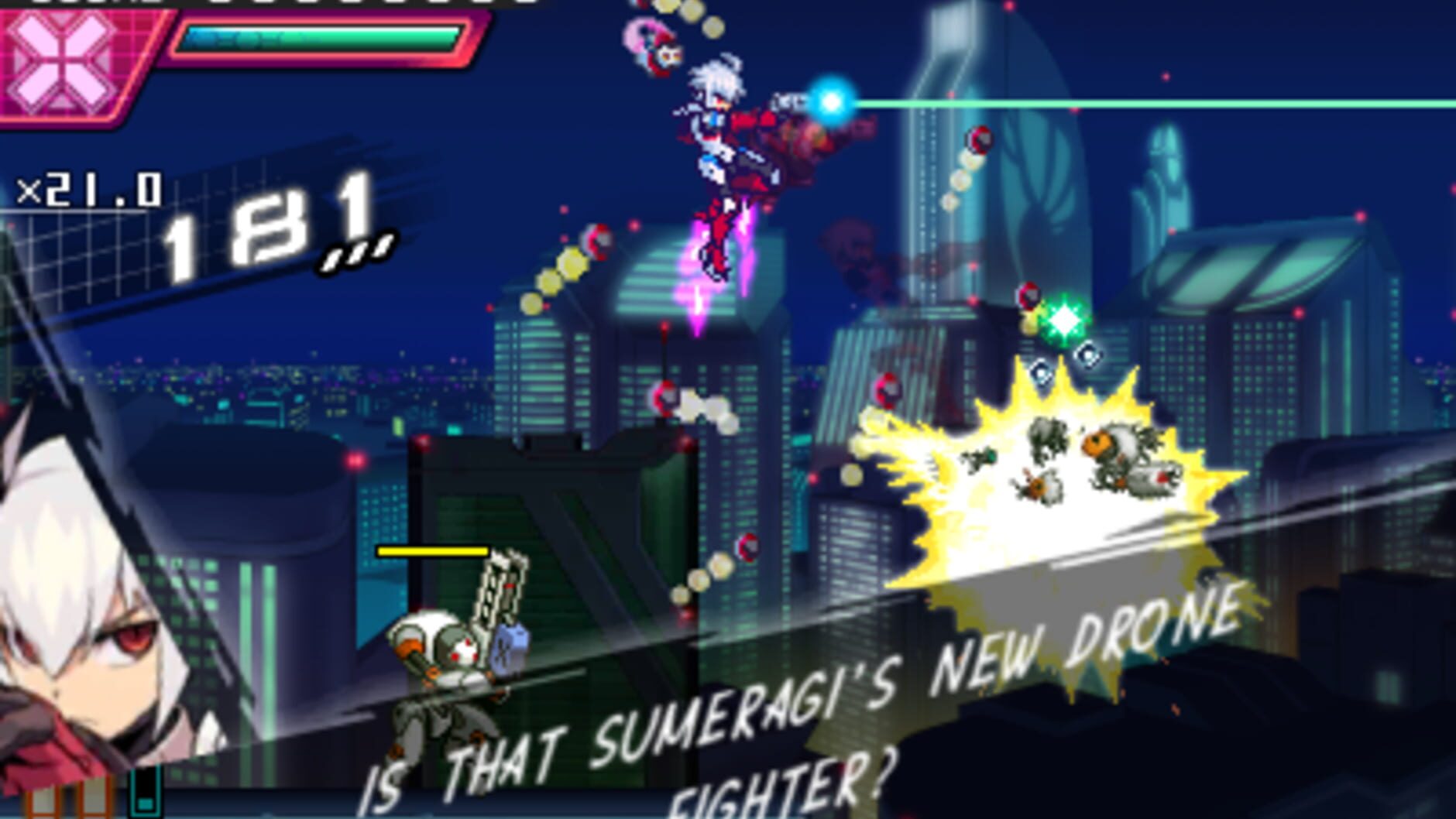 Screenshot for Azure Striker Gunvolt 2