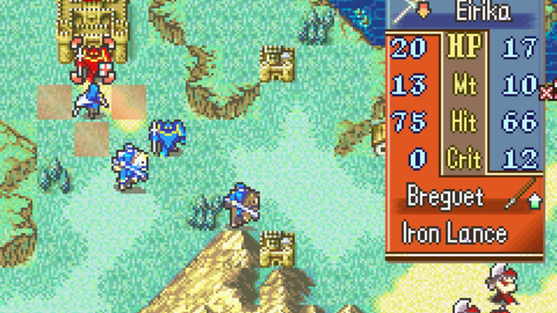 Screenshot for Fire Emblem: The Sacred Stones