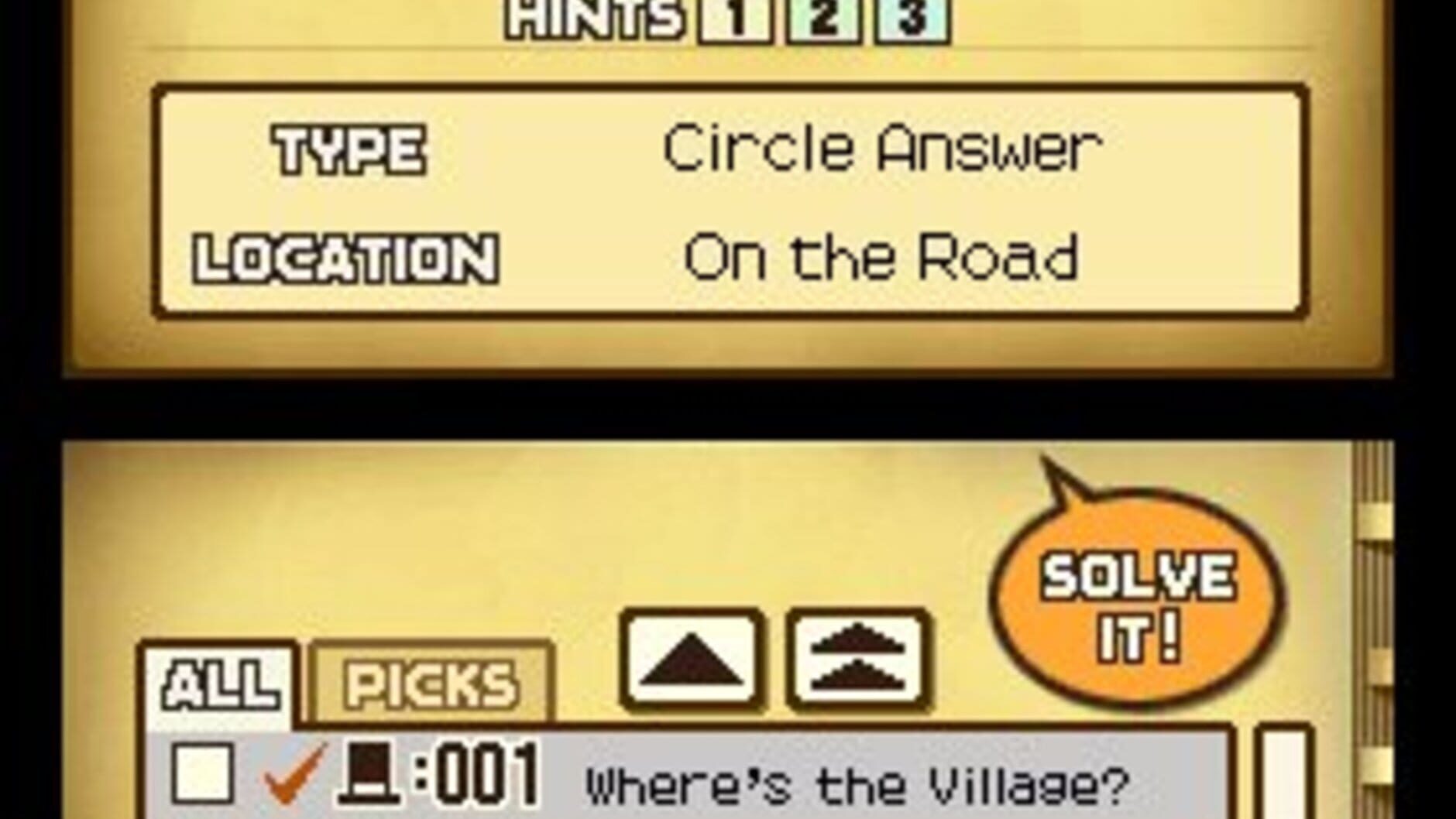 Screenshot for Professor Layton and the Curious Village