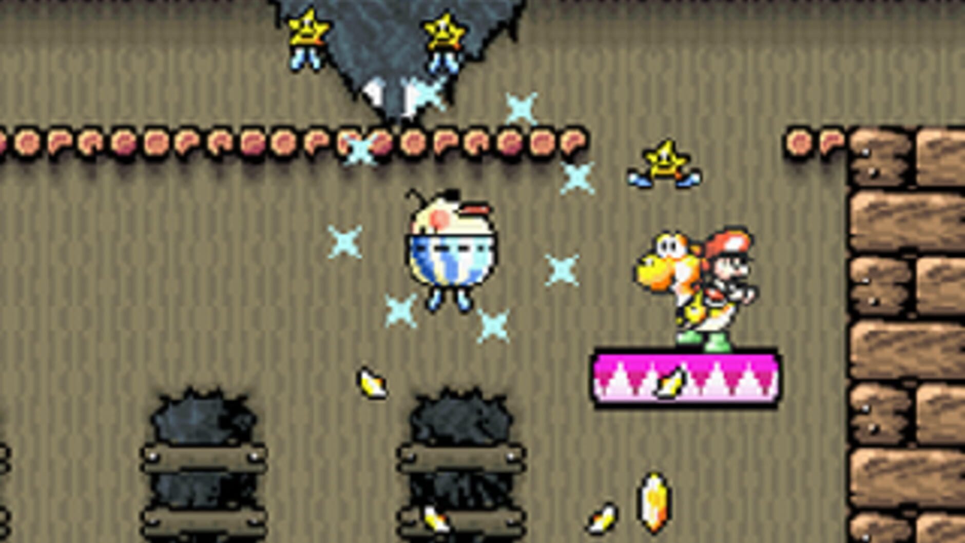 Screenshot for Yoshi's Island: Super Mario Advance 3