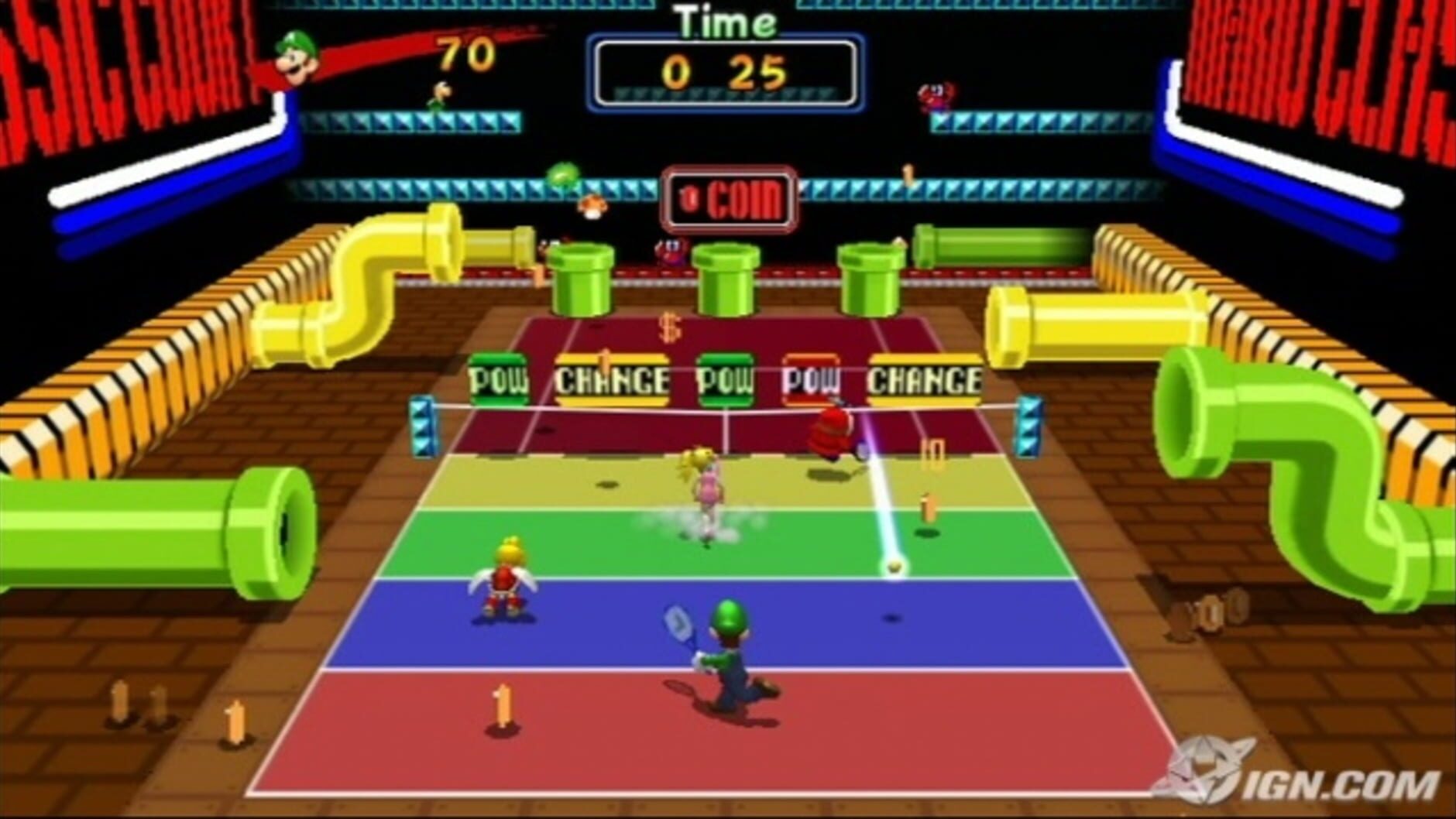 Screenshot for Mario Power Tennis