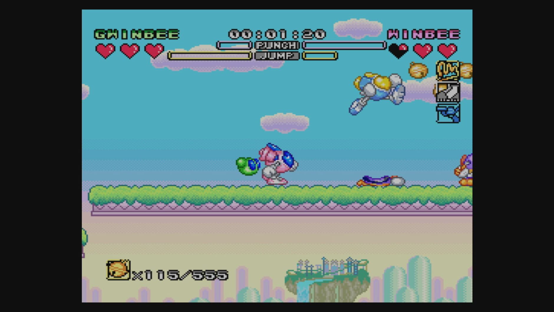 Screenshot for Pop'n Twinbee: Rainbow Bell Adventures