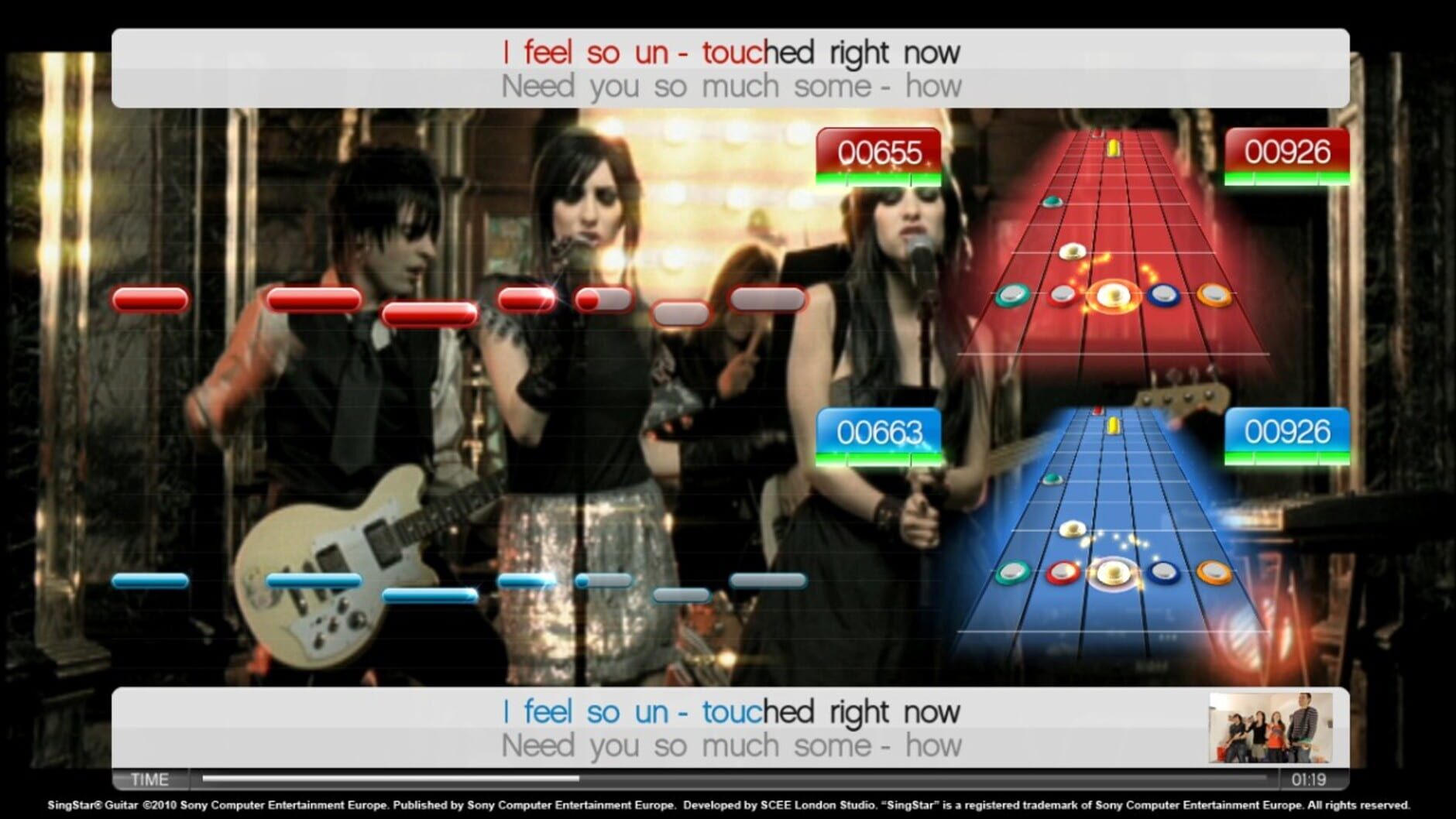 Screenshot for SingStar Guitar