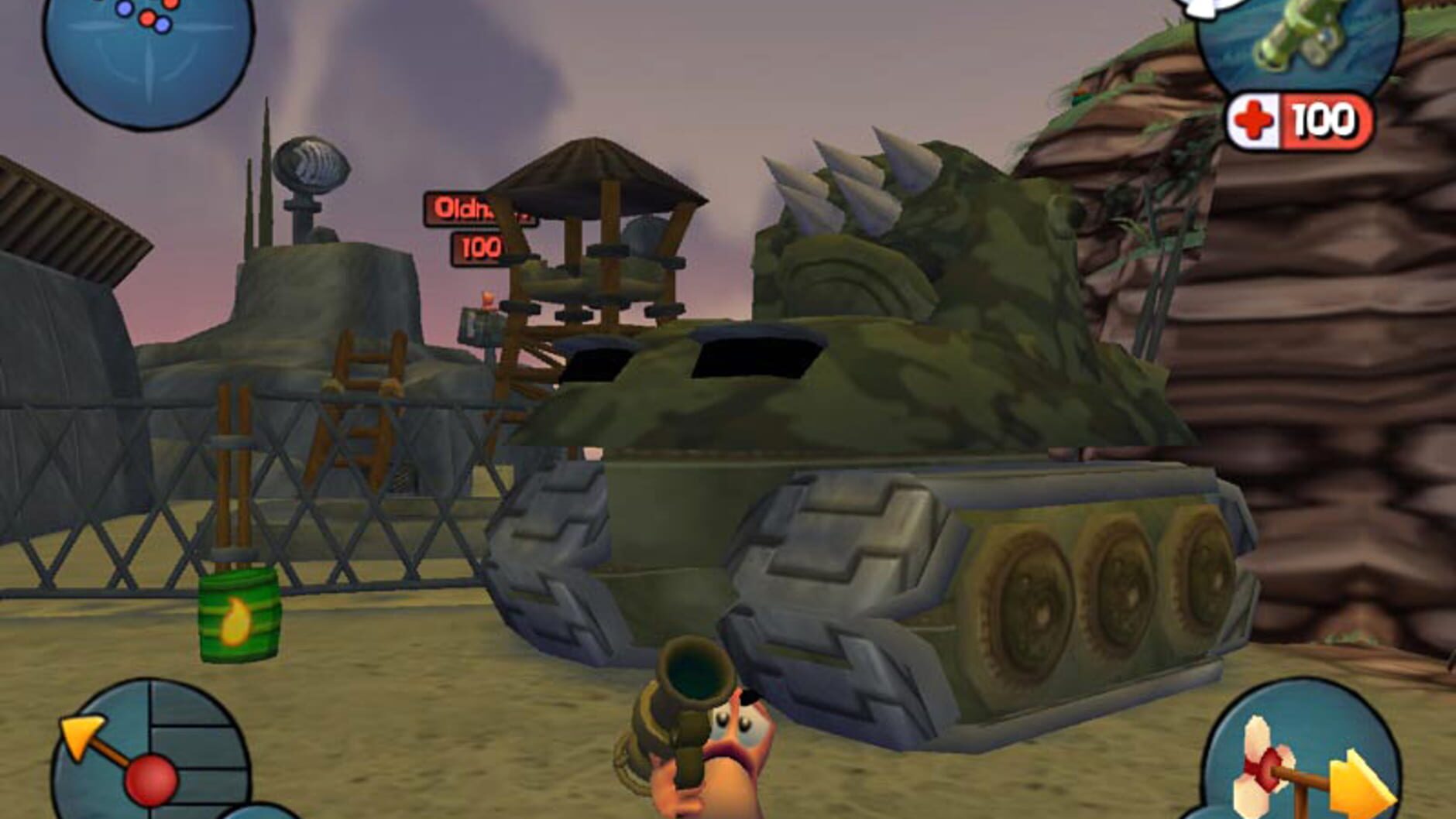 Screenshot for Worms 3D