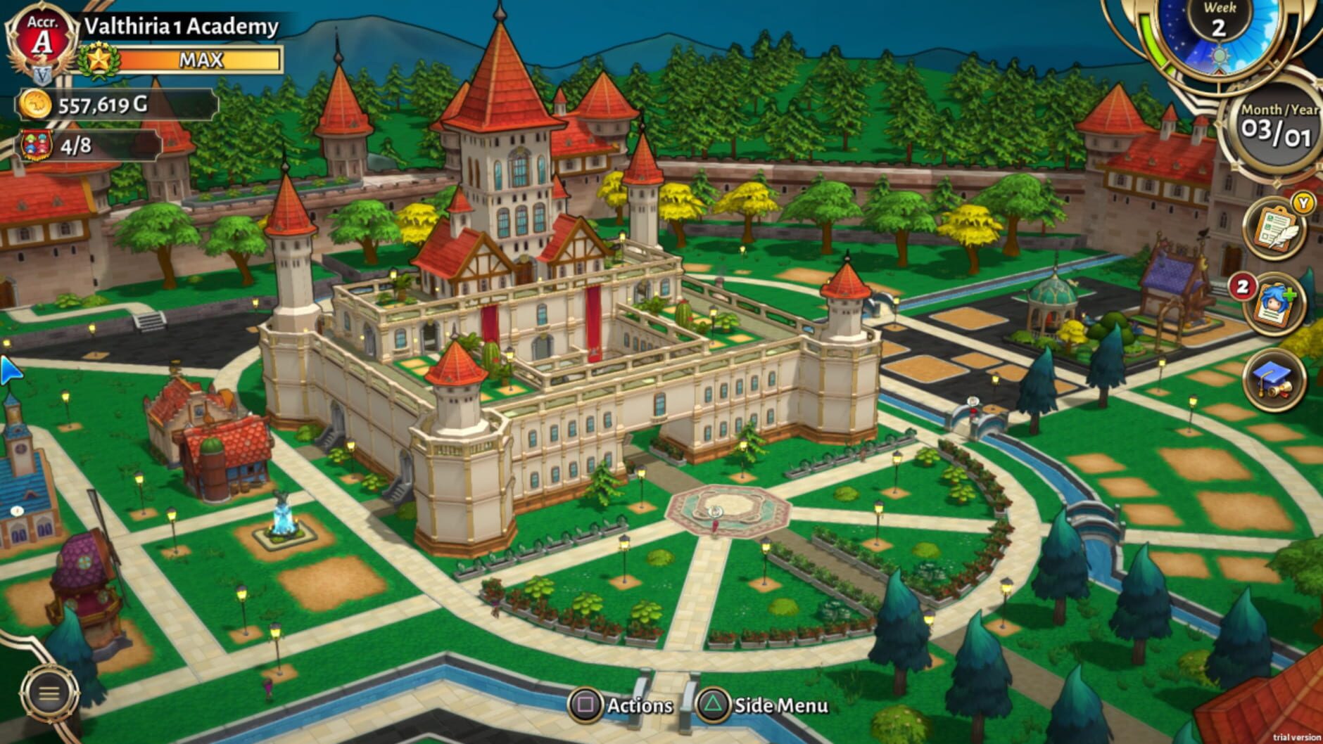 Screenshot for Valthirian Arc: Hero School Story