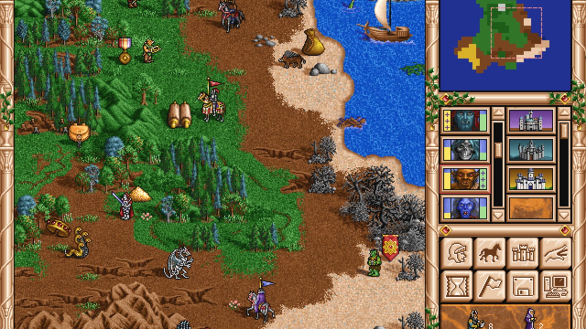 Screenshot for Heroes of Might and Magic II: The Succession Wars
