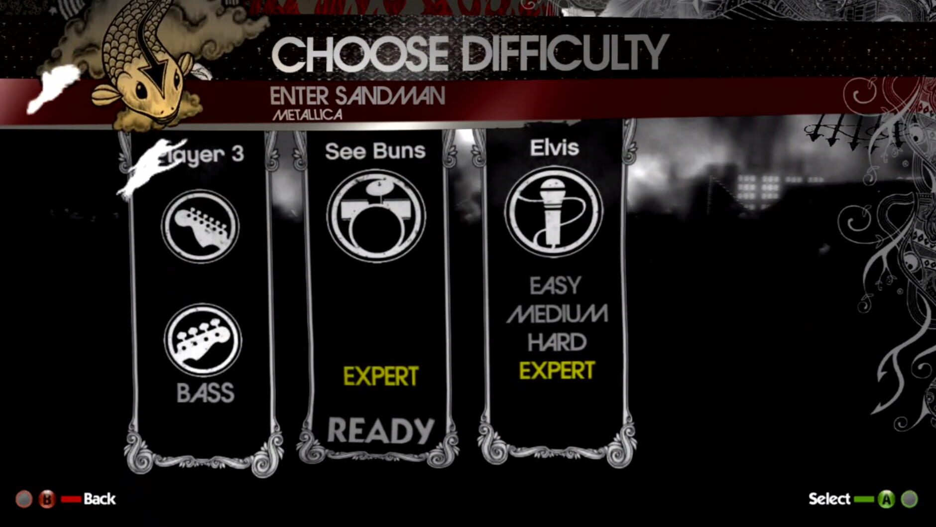 Screenshot for Rock Band