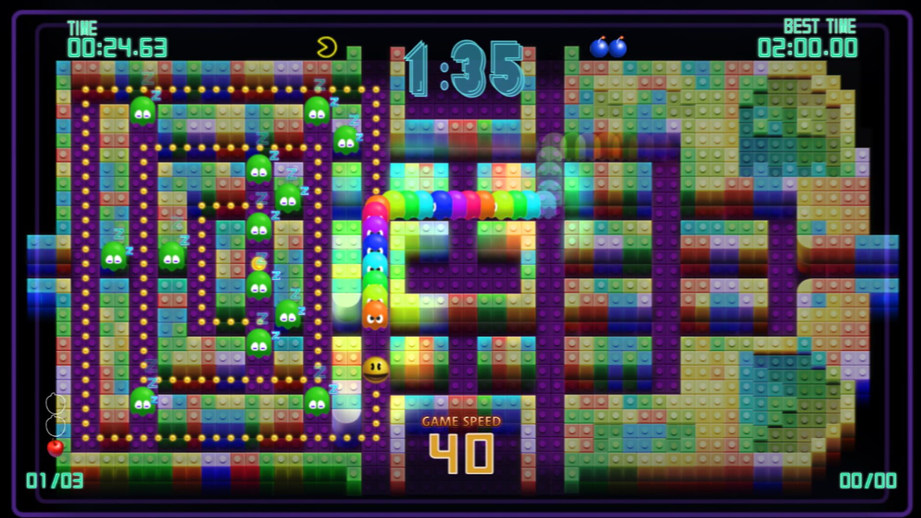 Screenshot for Pac-Man: Championship Edition DX