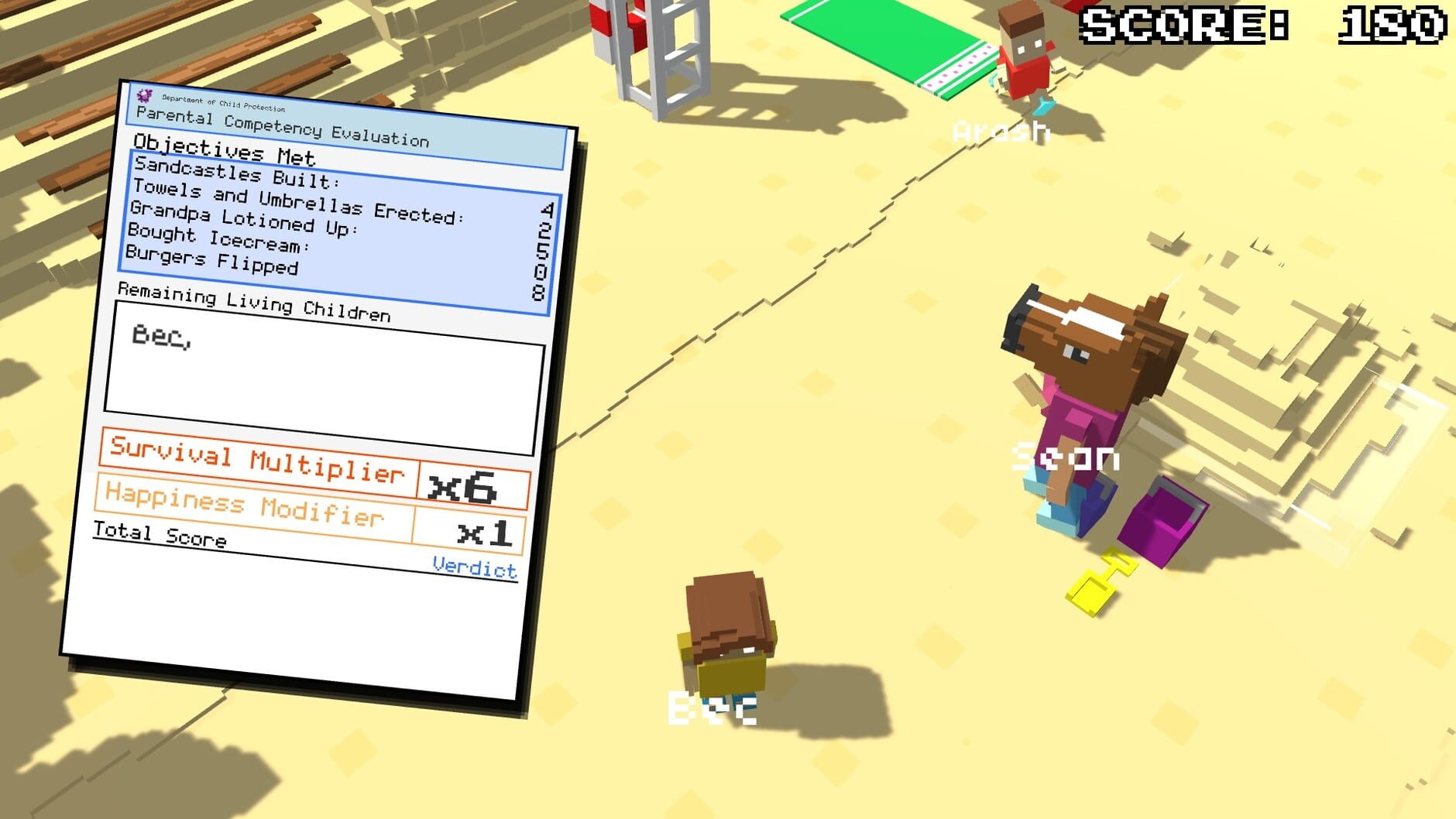 Screenshot for Think of the Children