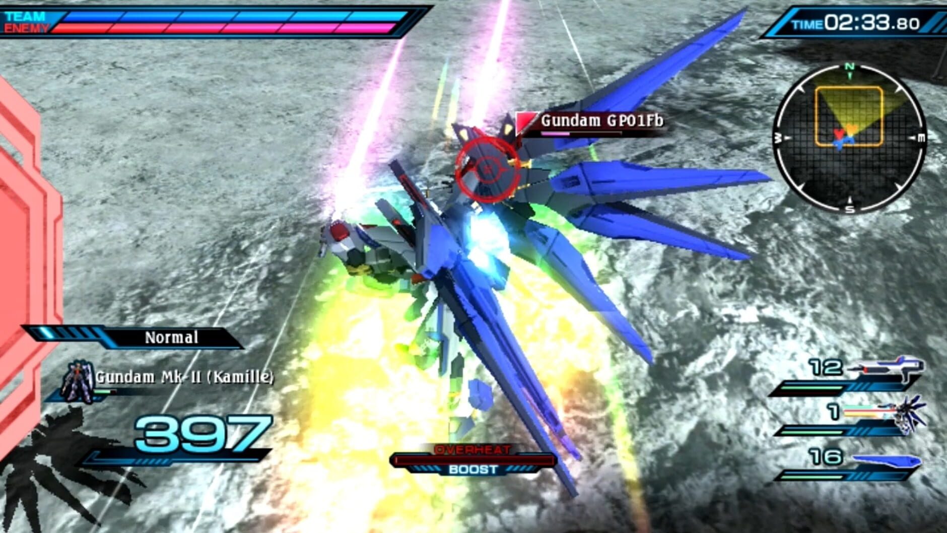 Screenshot for Mobile Suit Gundam: Extreme Vs Force
