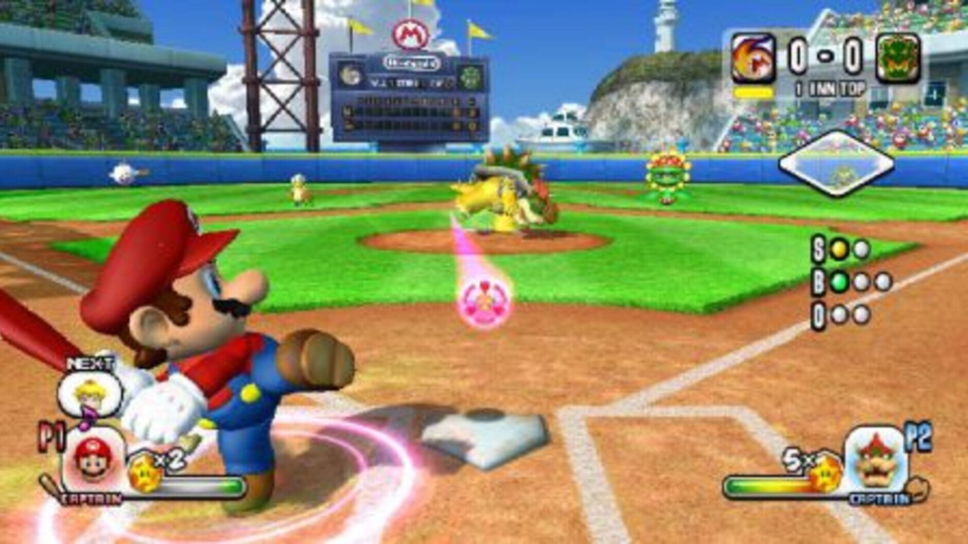 Screenshot for Mario Super Sluggers