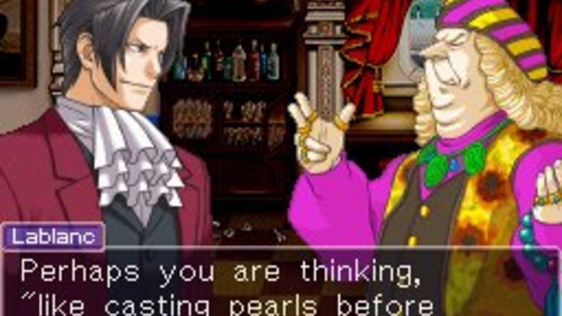 Screenshot for Ace Attorney Investigations: Miles Edgeworth