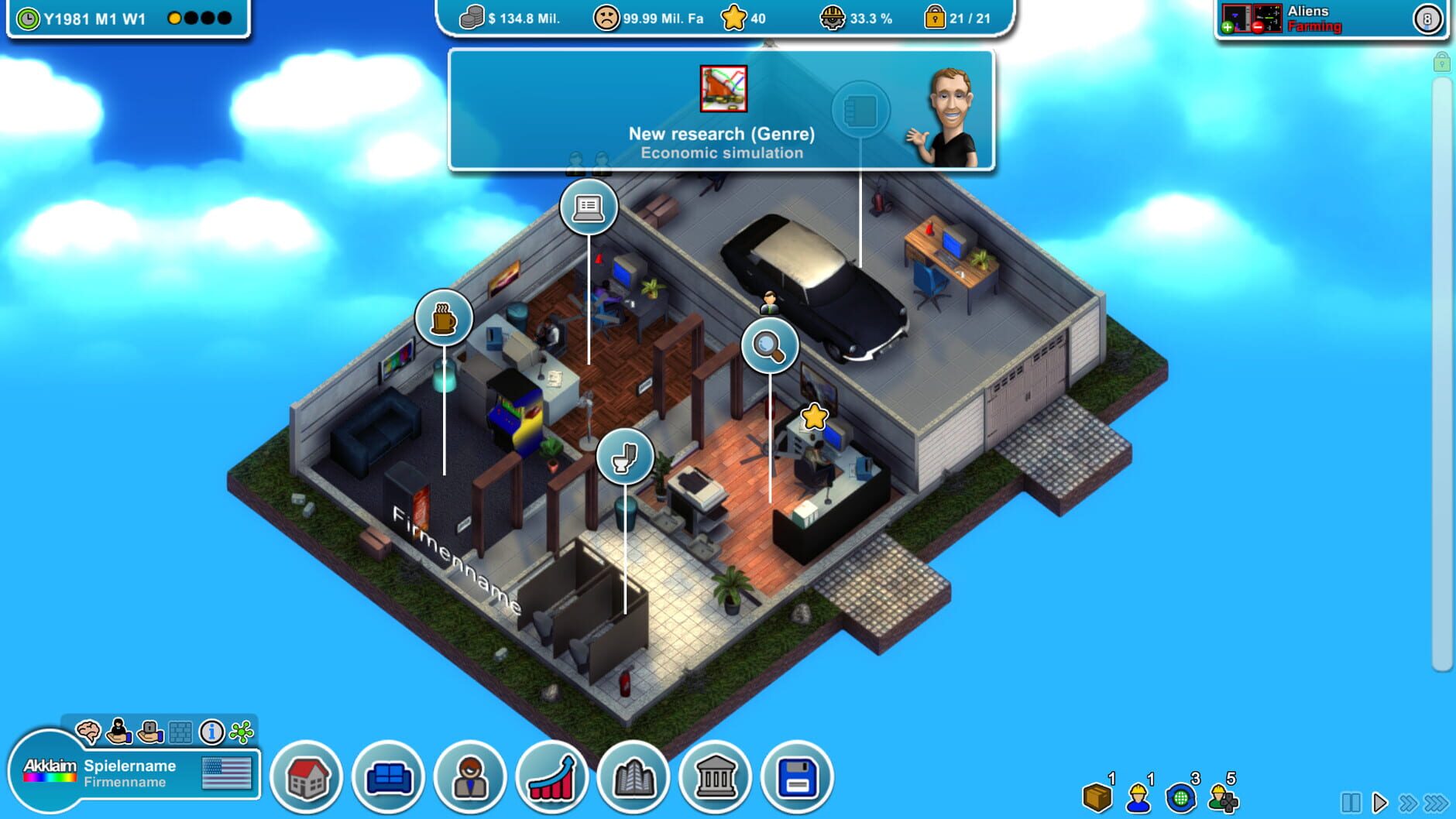 Screenshot for Mad Games Tycoon