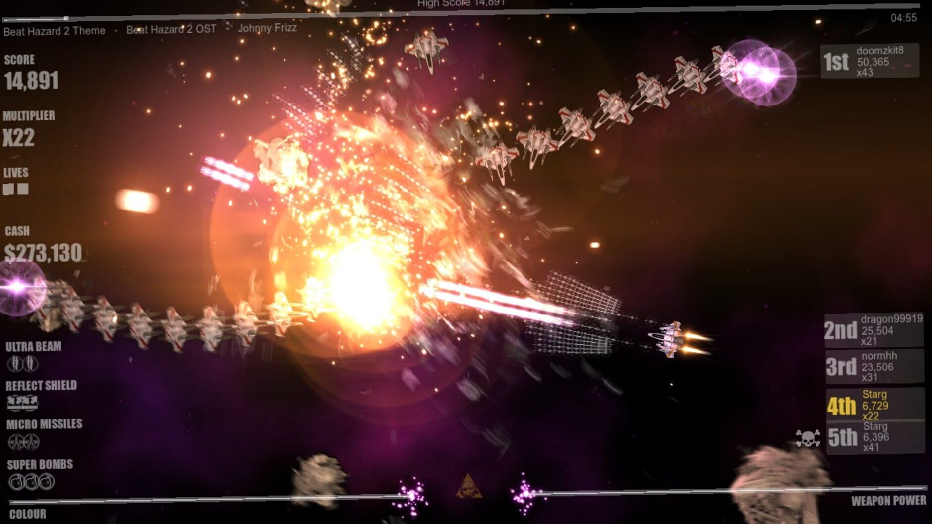 Screenshot for Beat Hazard 2